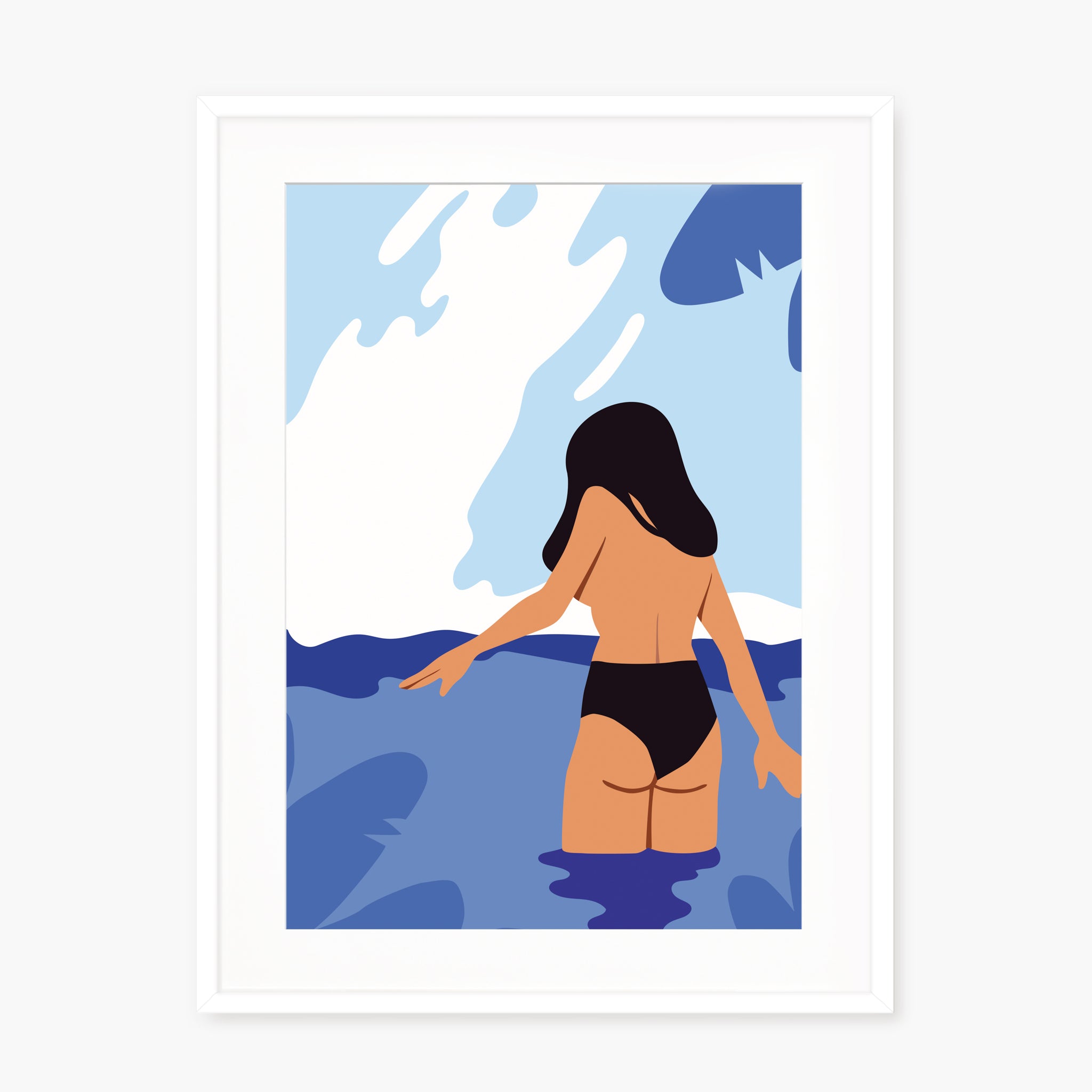 SOUS LA CASCADE