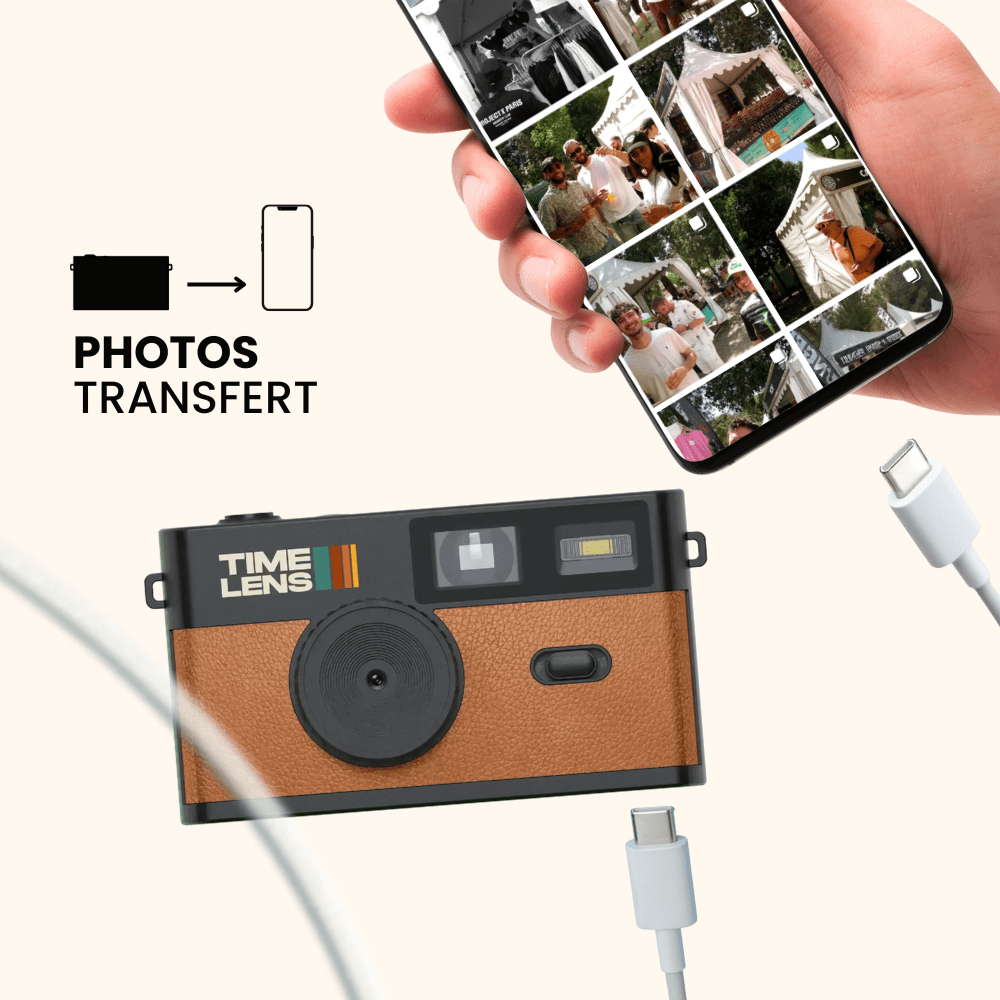 APPAREIL PHOTO - MARRON