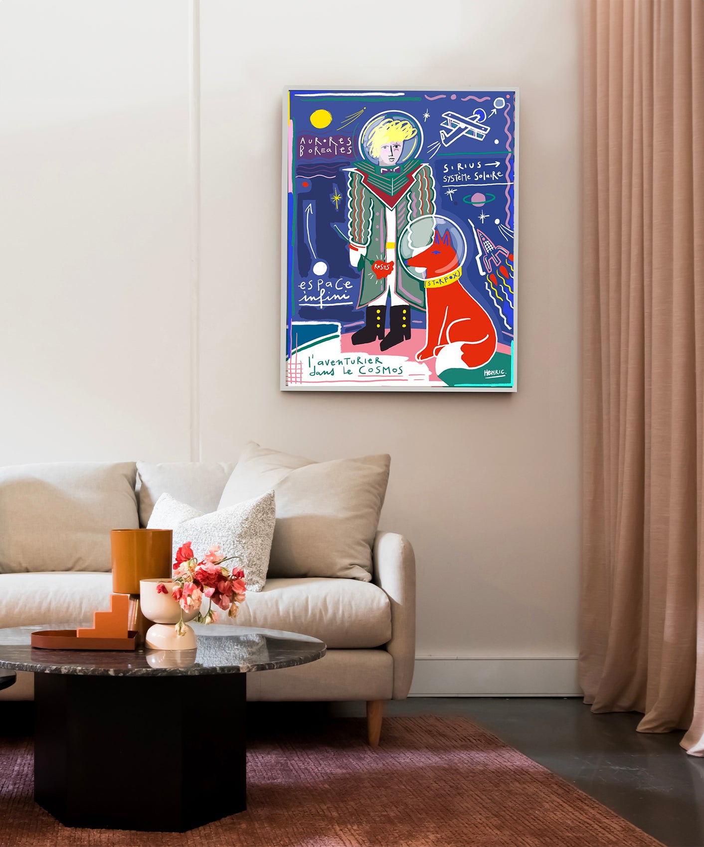 L'AVENTURIER - SUPPORT DIBOND 60X80CM