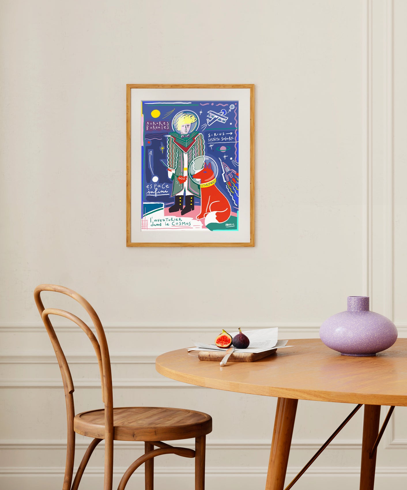 L'AVENTURIER - ENCADRÉE 40X50CM