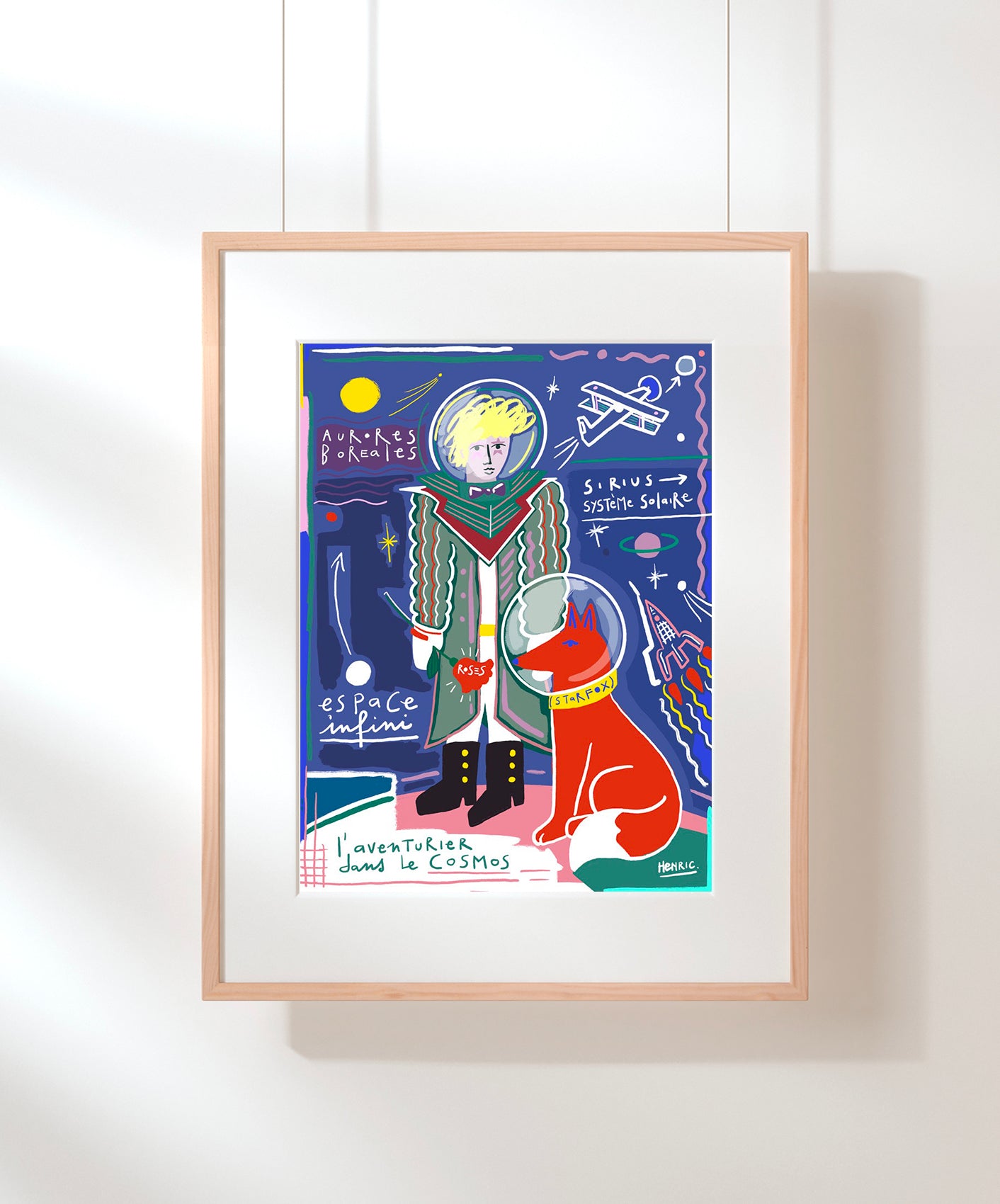 L'AVENTURIER - ENCADRÉE 40X50CM