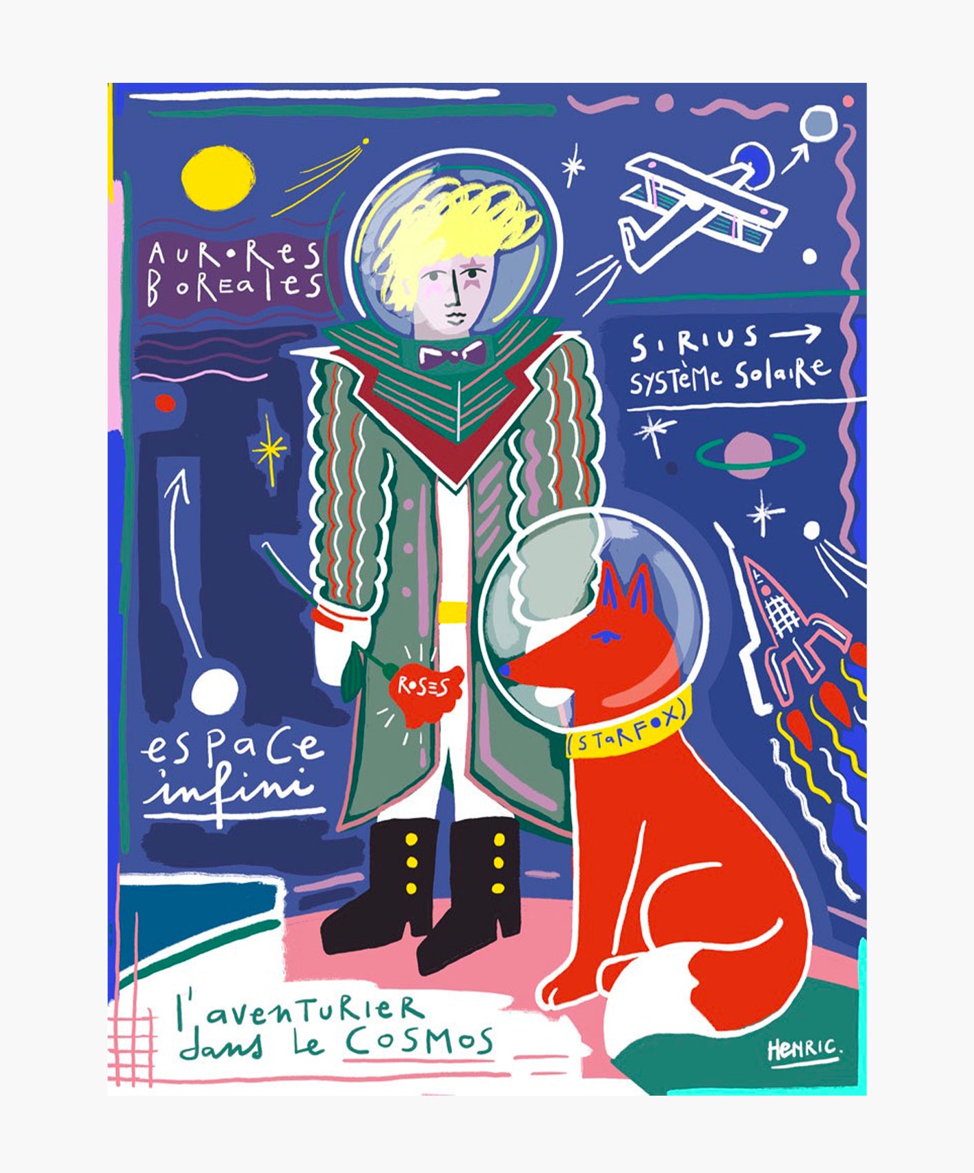 L'AVENTURIER - SUPPORT DIBOND 60X80CM