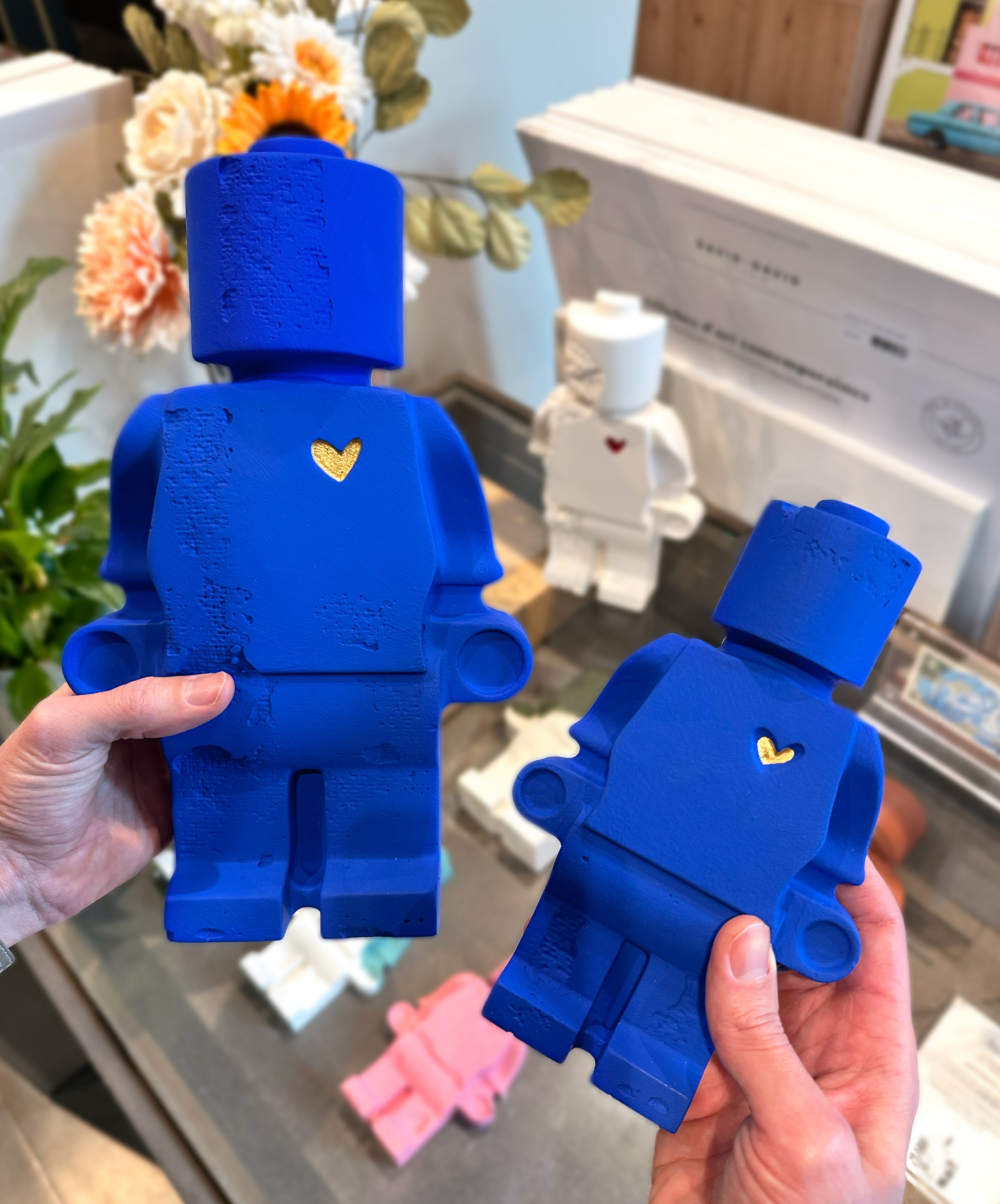 DONNEUR D'AMOUR - BLEU KLEIN (COEUR OR)