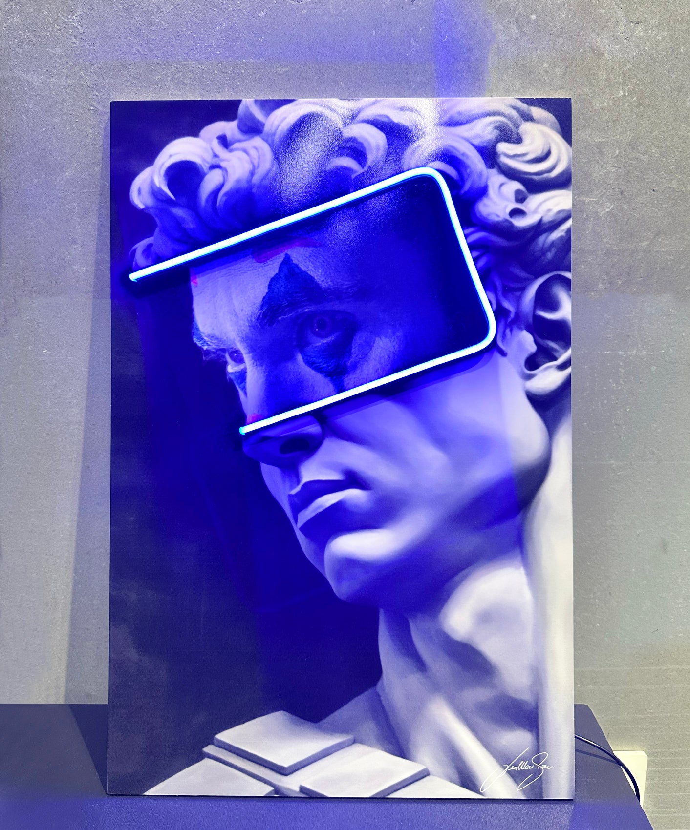 JOKER DAVID STATUE - 40X60CM