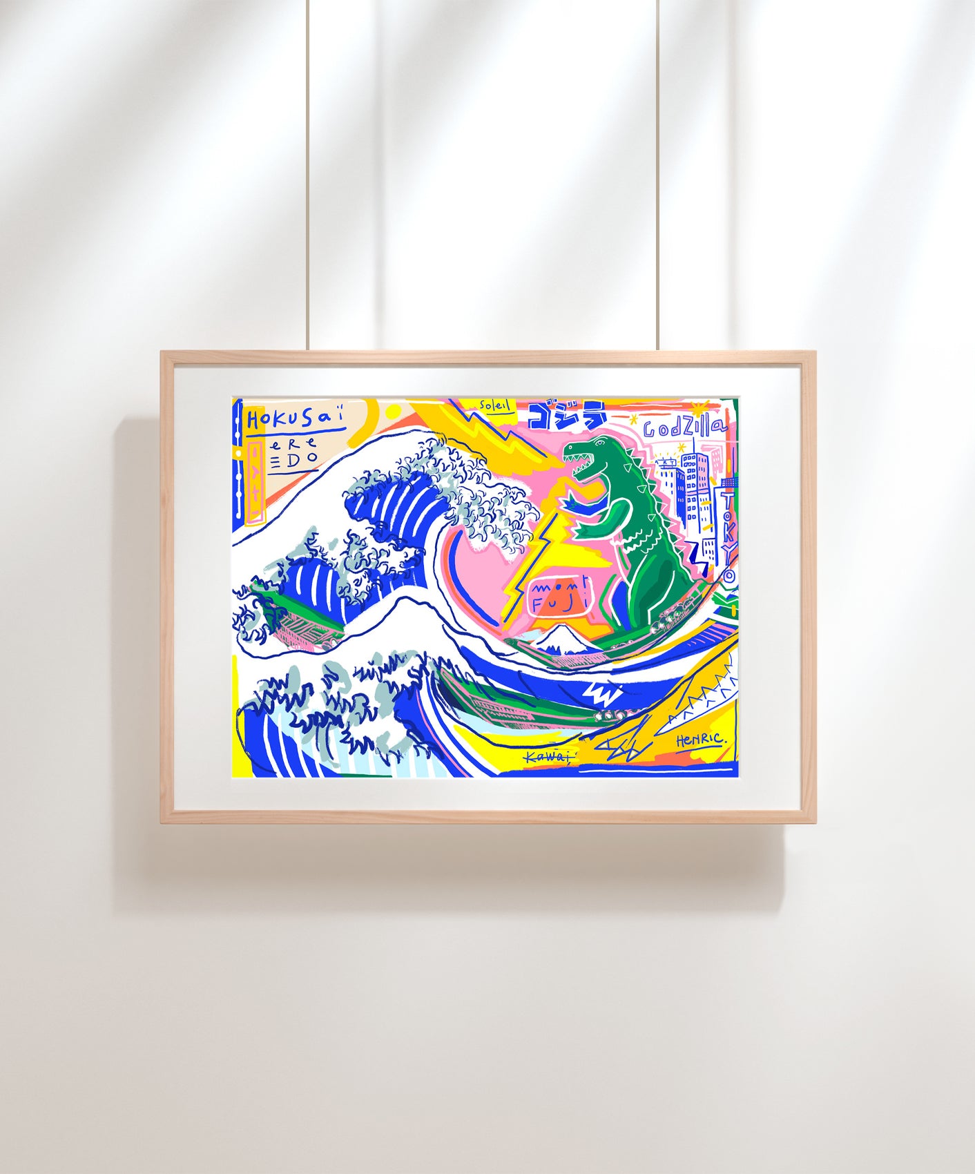 ERE EDO - ENCADRÉE 40X50CM