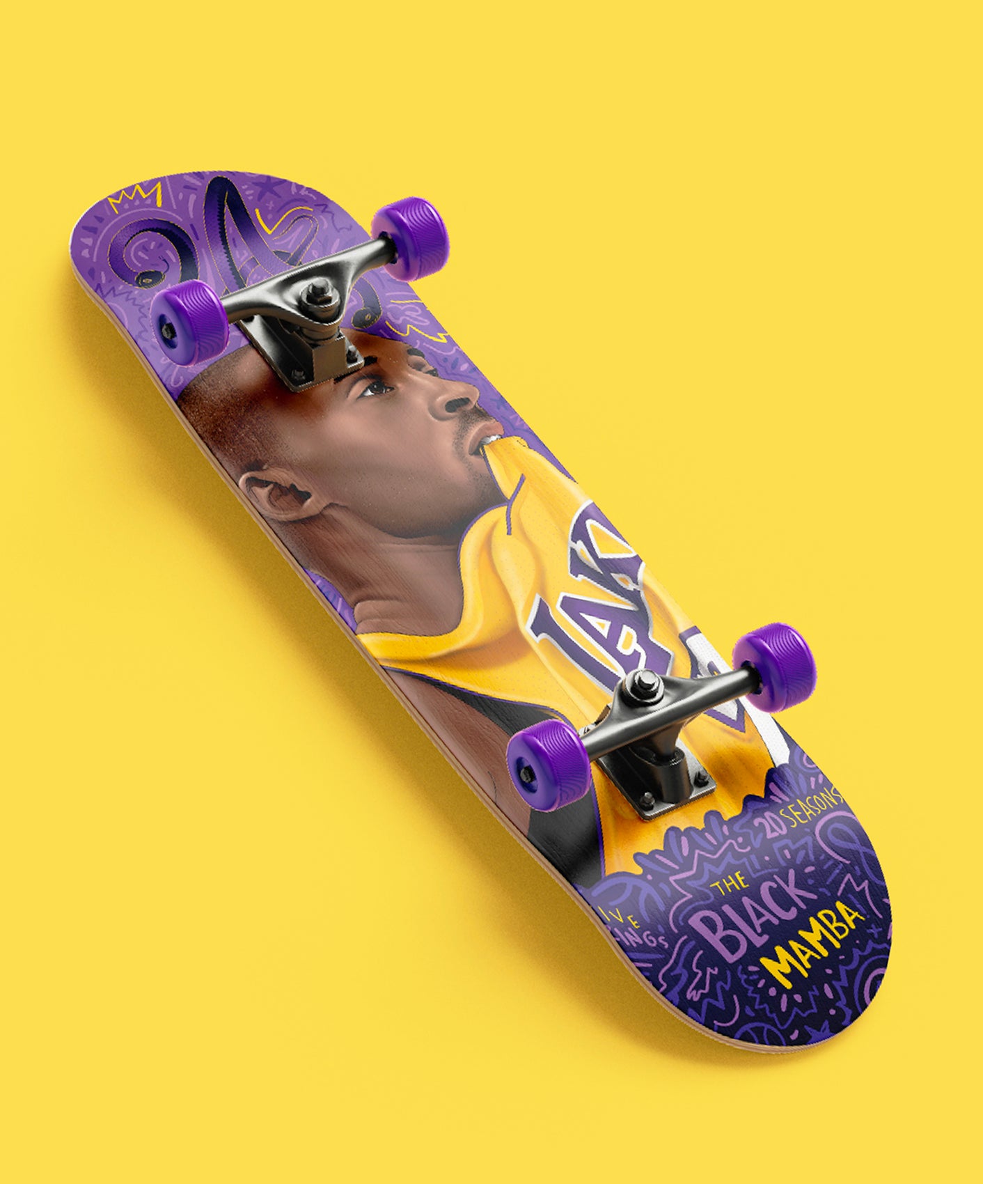 SKATEBOARD - BLACK MAMBA