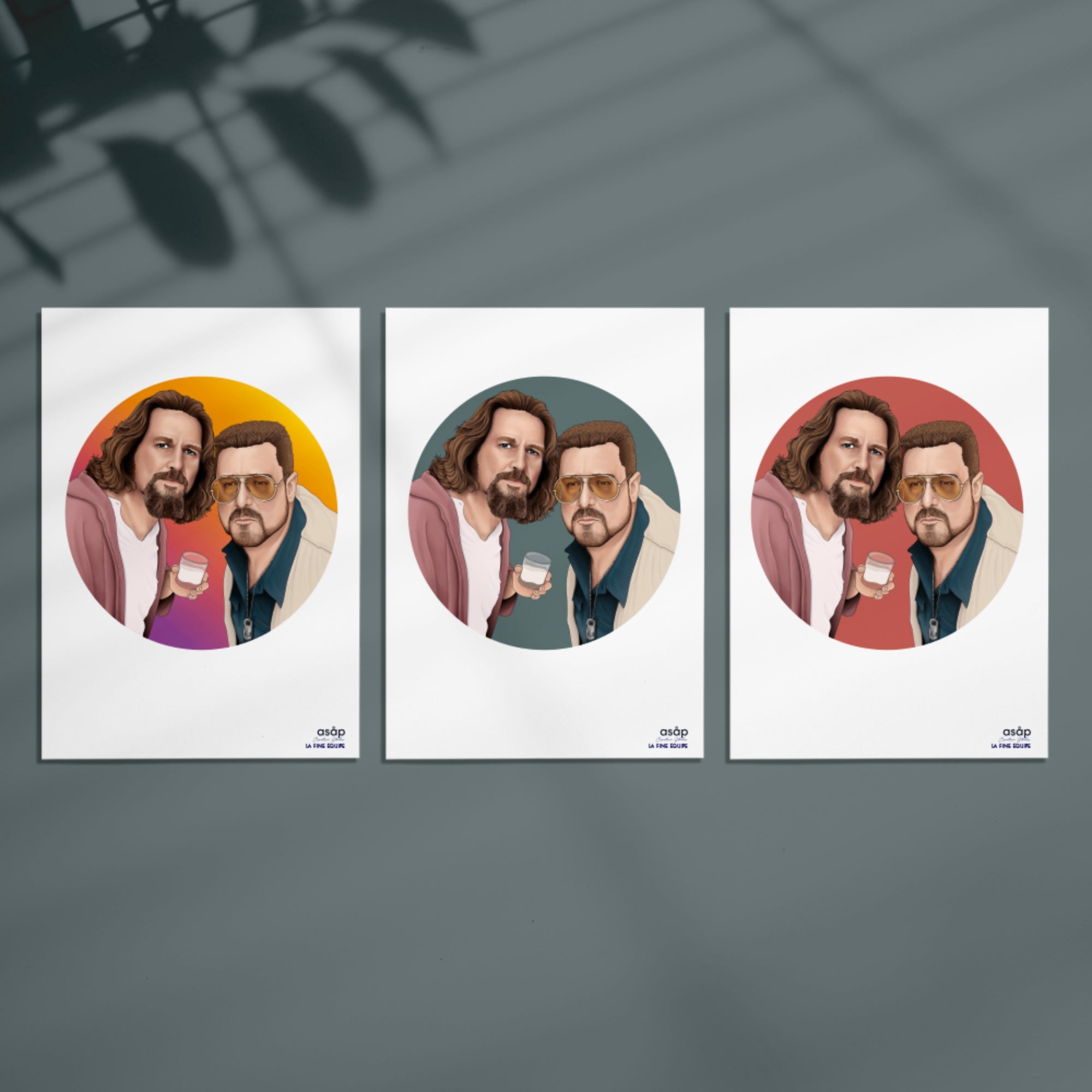 CARTE A5 - LA FINE ÉQUIPE