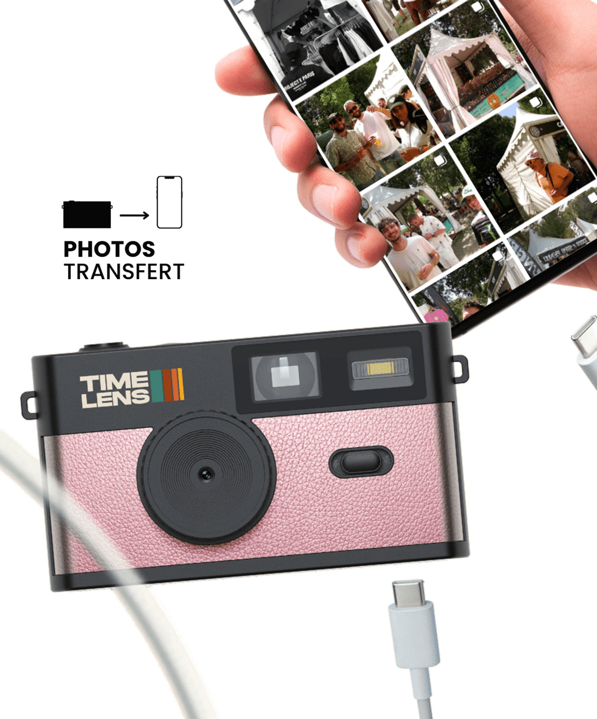 APPAREIL PHOTO - PINK GOLD