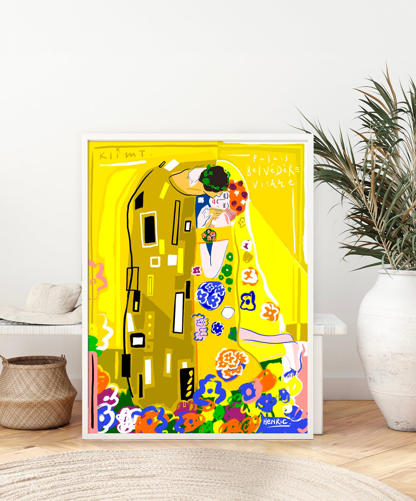 LE BAISER - SUPPORT DIBOND 60X80CM