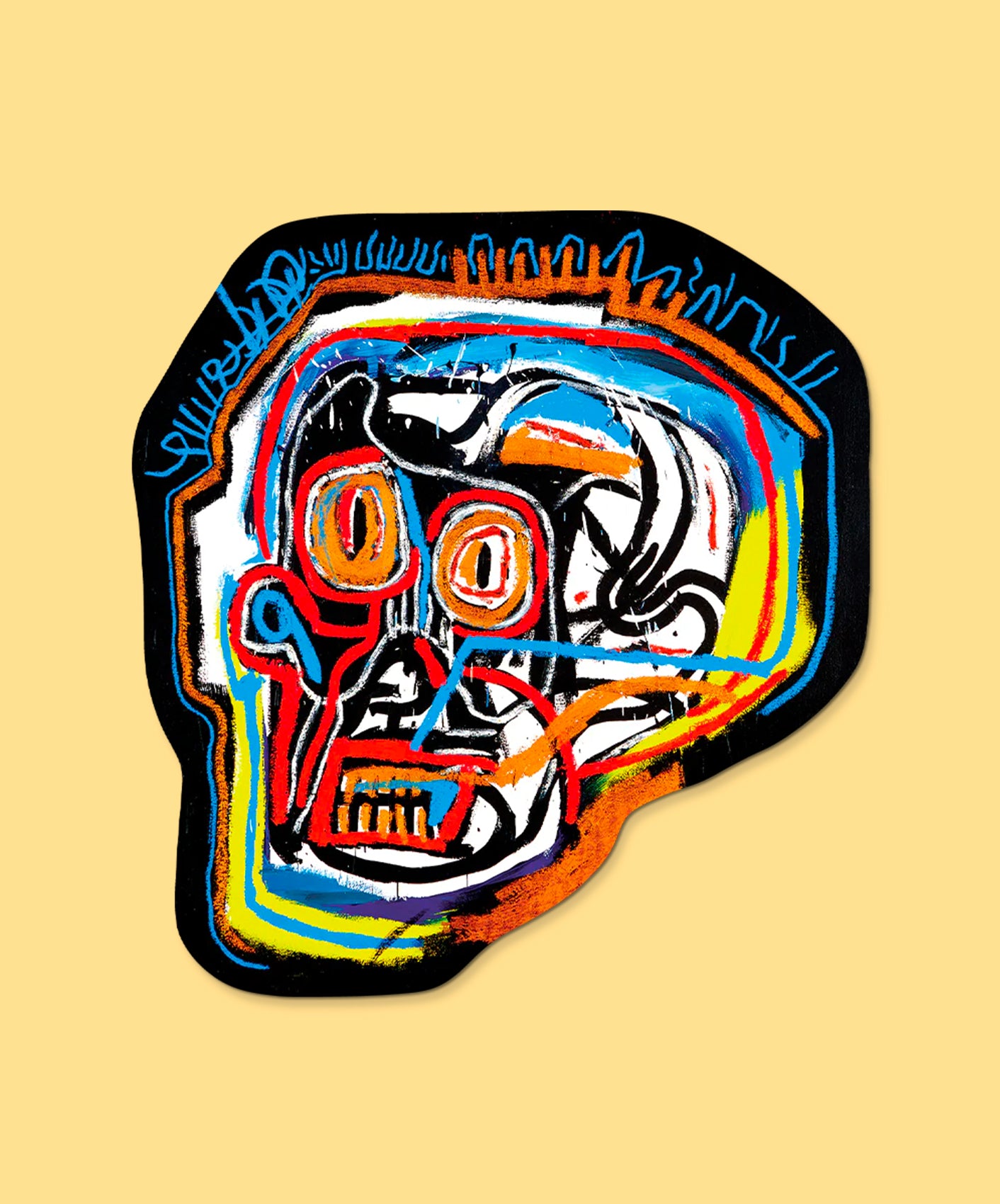 STICKER XL - BIG HEAD (BY BASQUIAT)