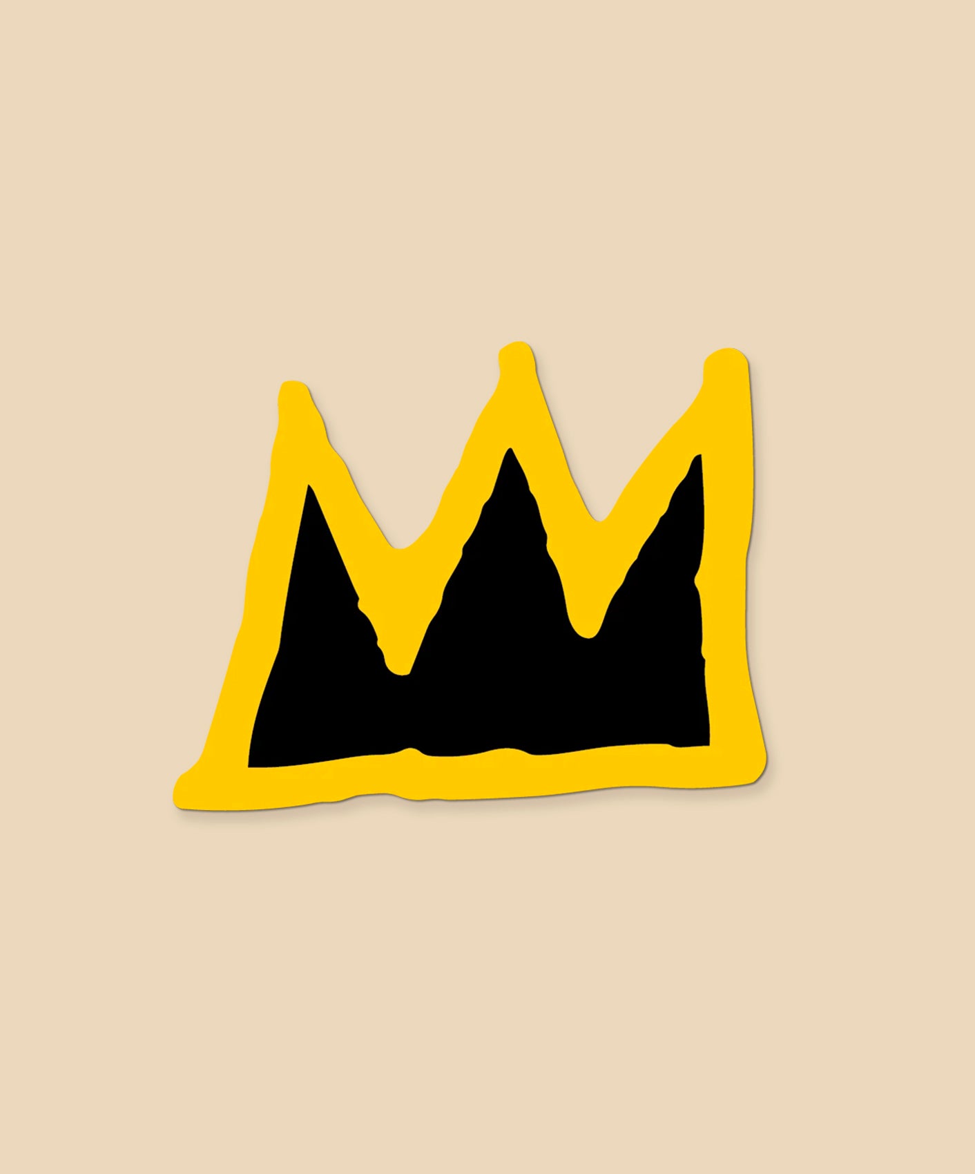 STICKER - CROWN (BY BASQUIAT)