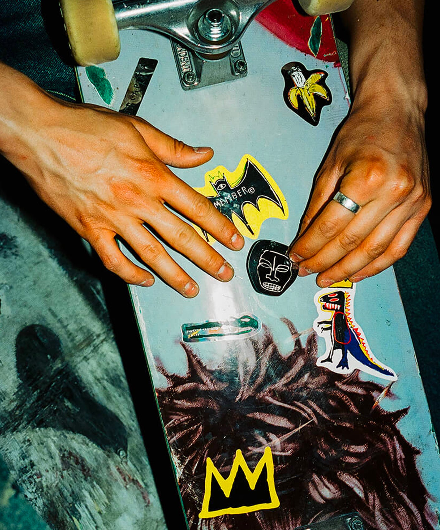 STICKER - CROWN (BY BASQUIAT)