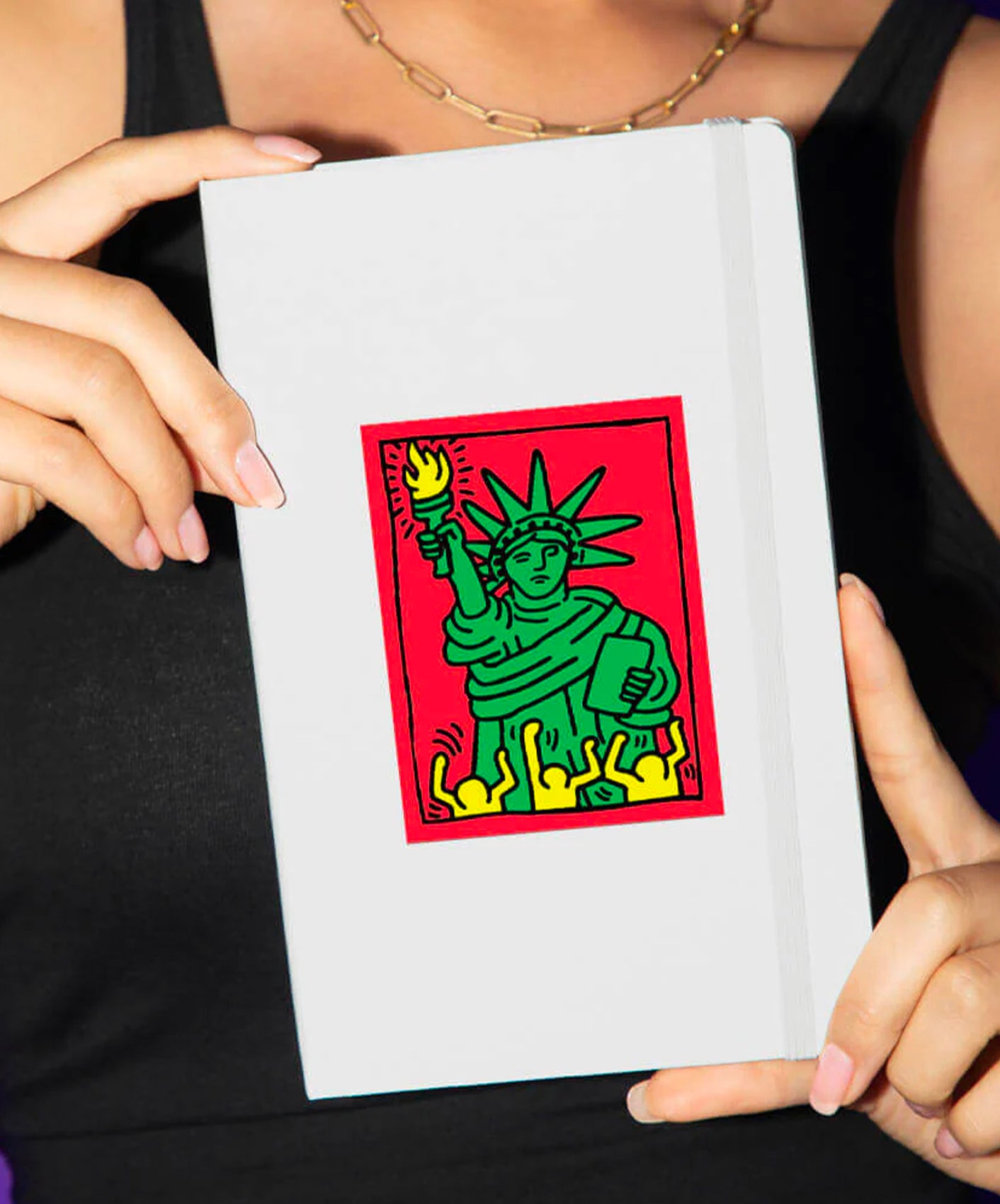 STICKER - STATUE DE LA LIBERTÉ (BY KEITH HARING)