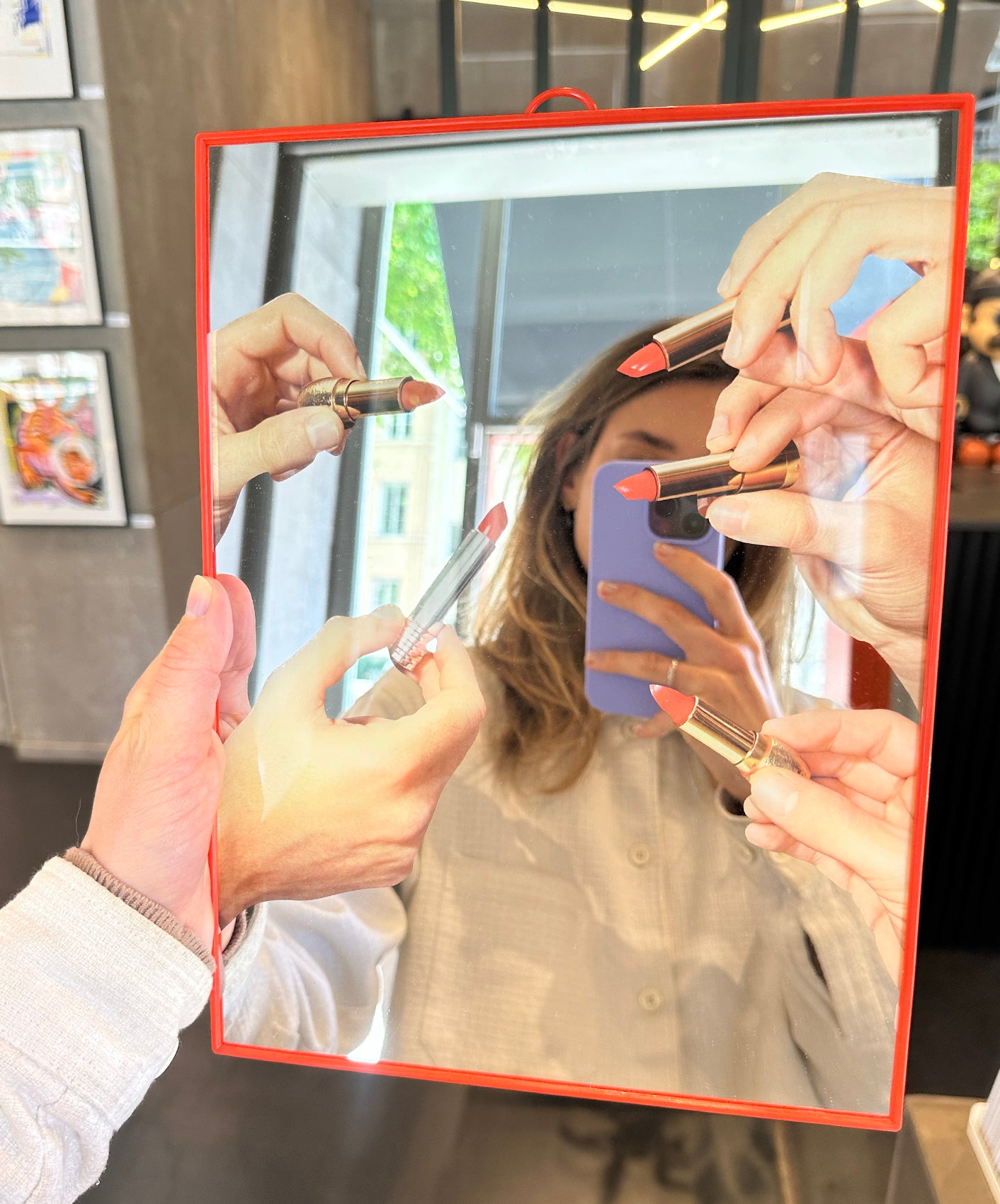 MIROIR MEDIUM "LIPSTICK"