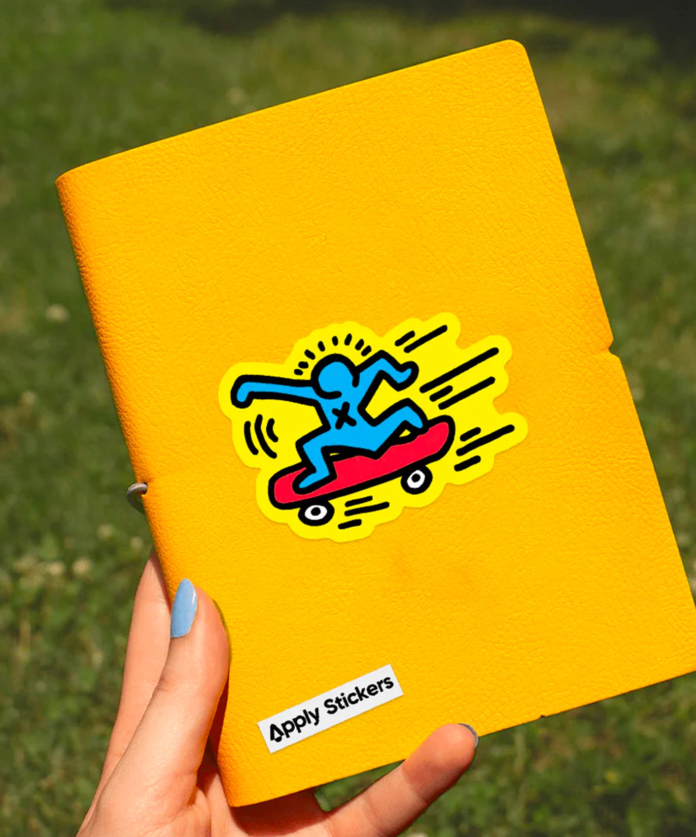 STICKER - SKATER (PAR KEITH HARING)