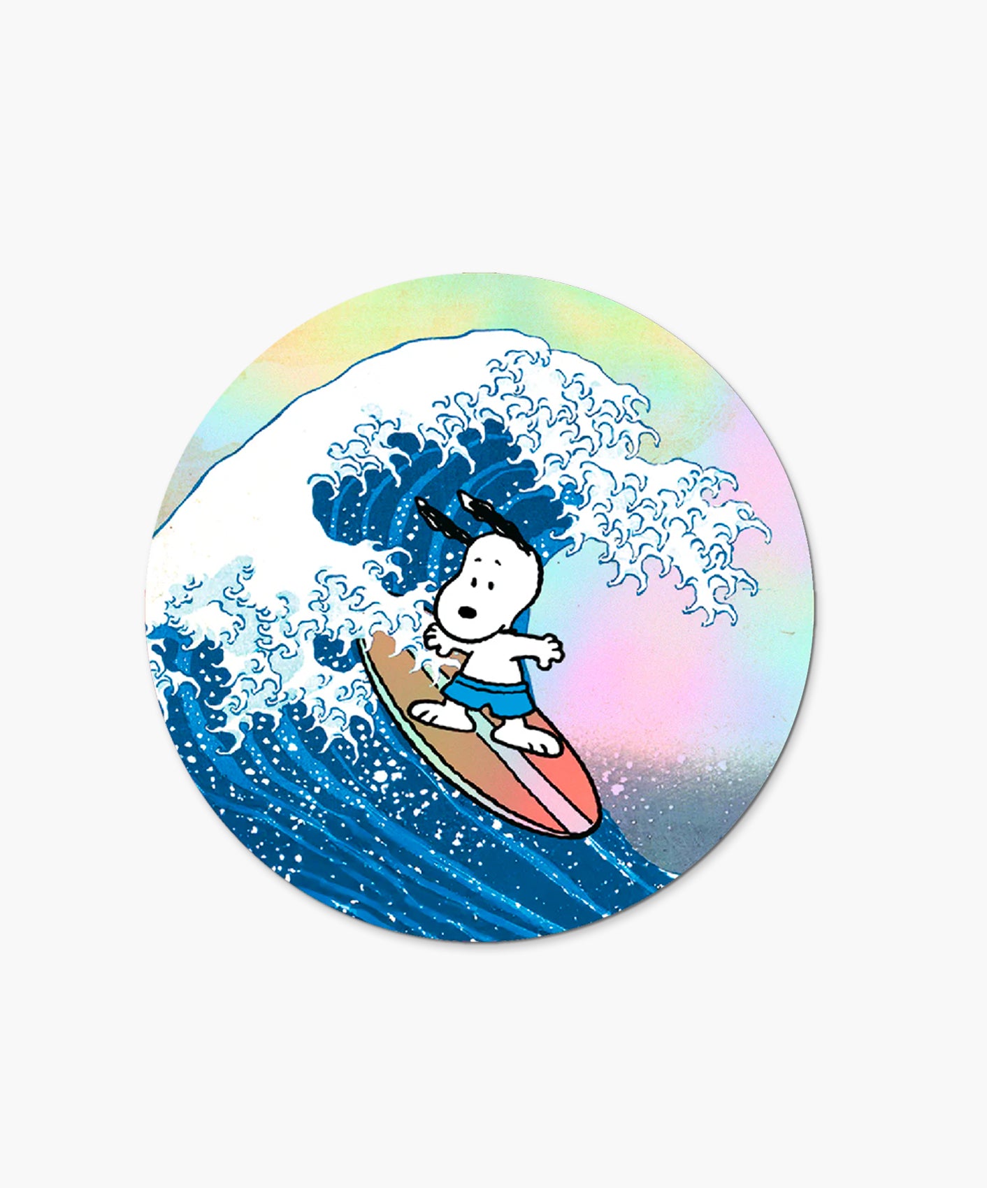 STICKER - GREAT WAVE SNOOPY