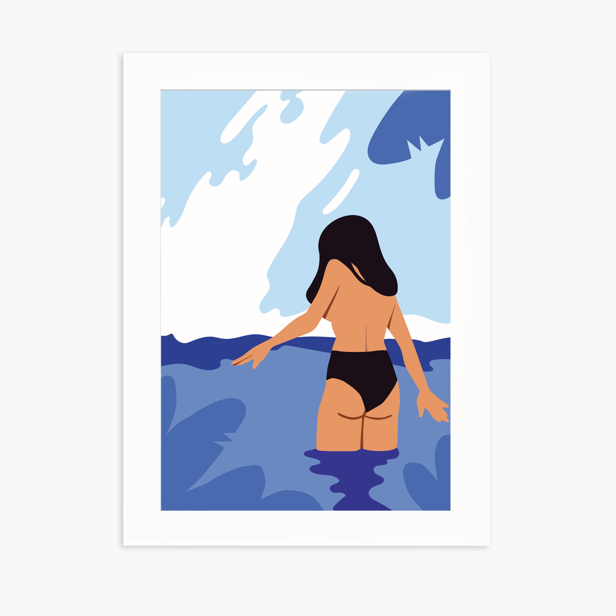 SOUS LA CASCADE
