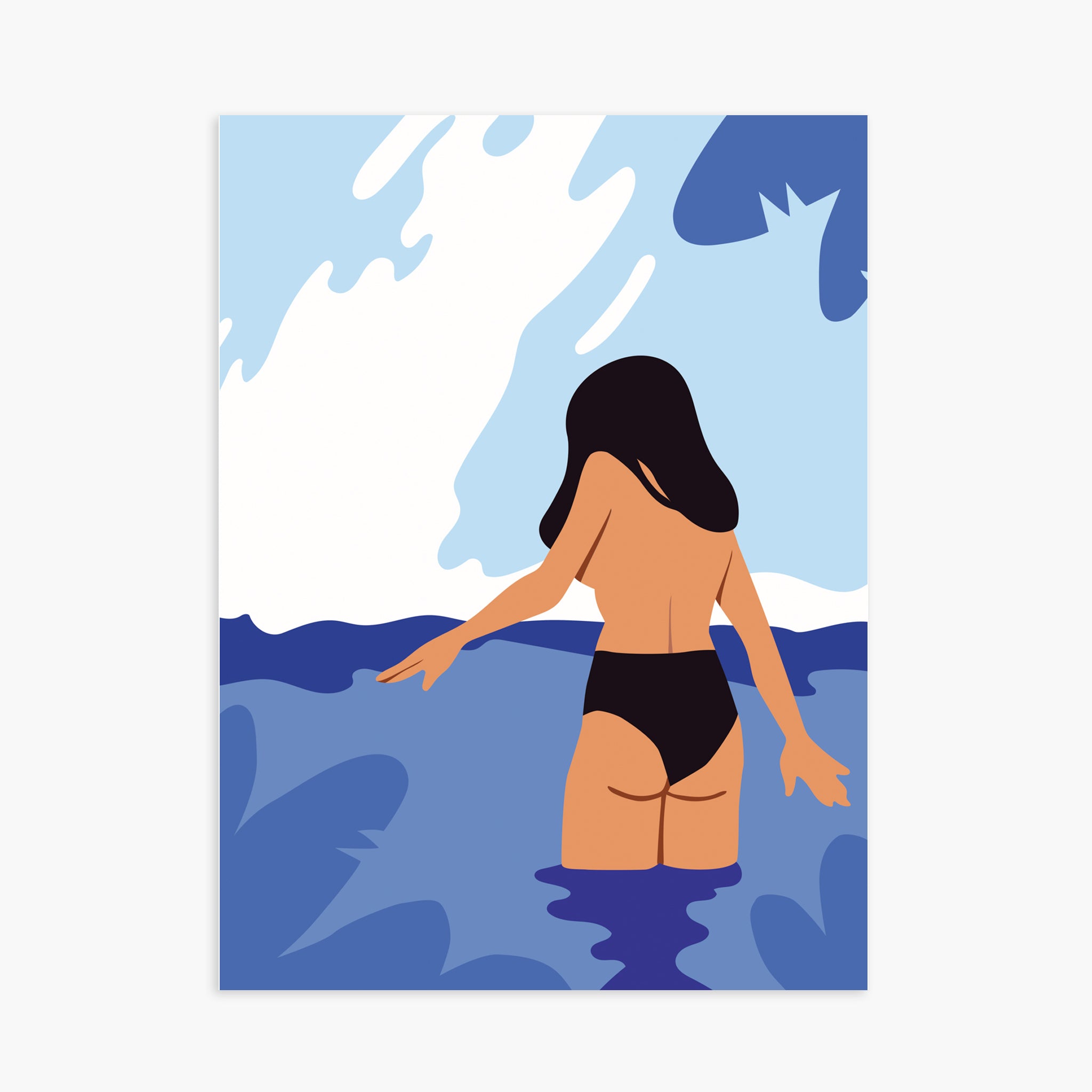 SOUS LA CASCADE