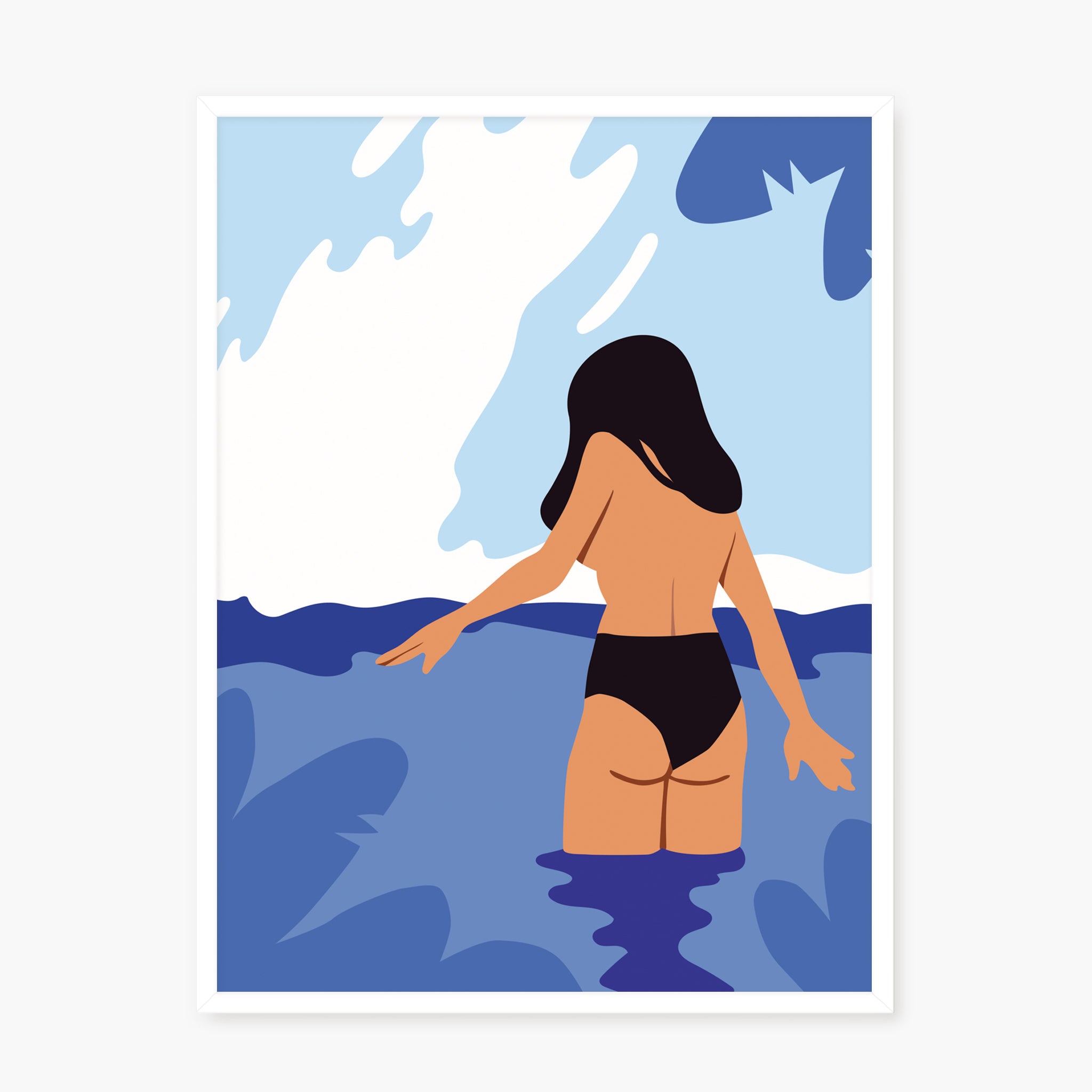 SOUS LA CASCADE