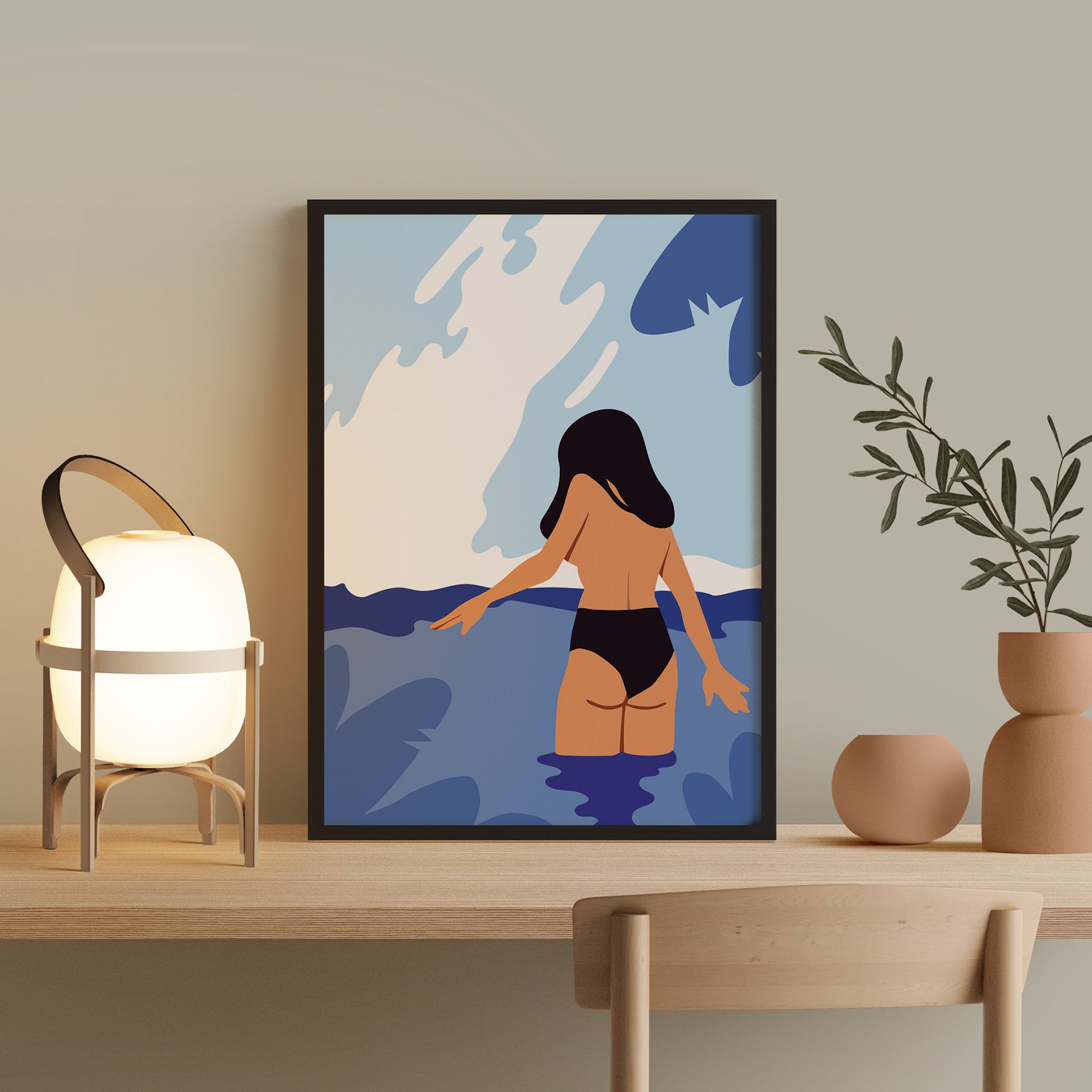 SOUS LA CASCADE