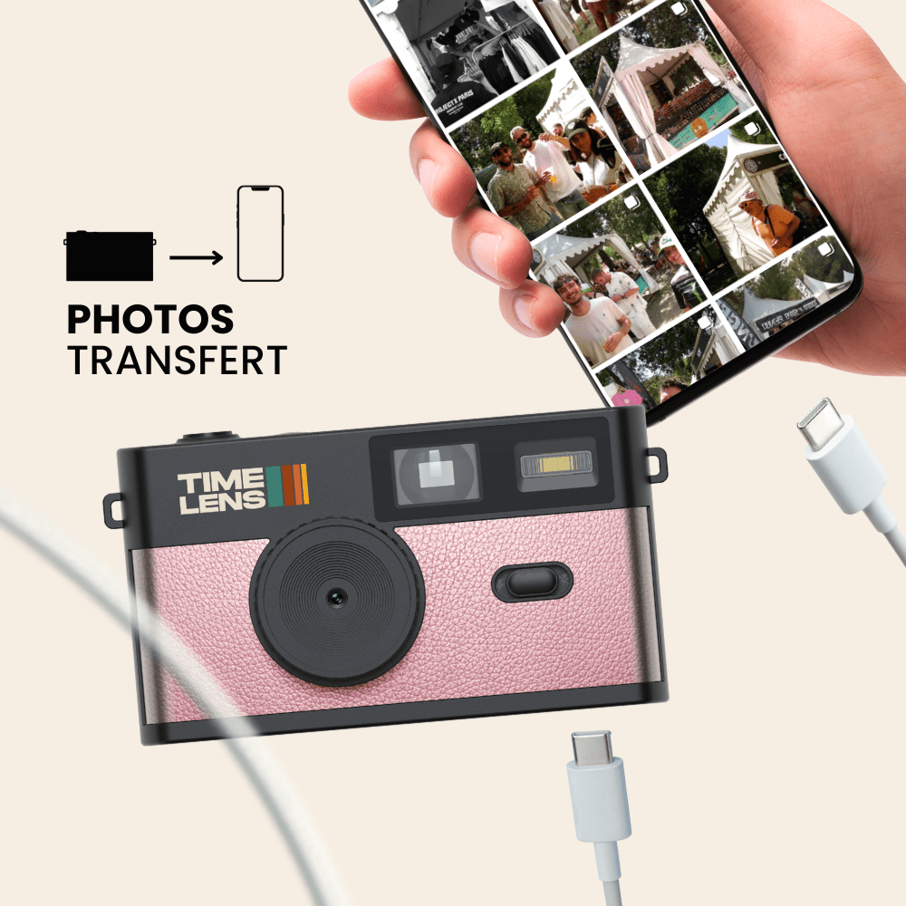 APPAREIL PHOTO - PINK GOLD