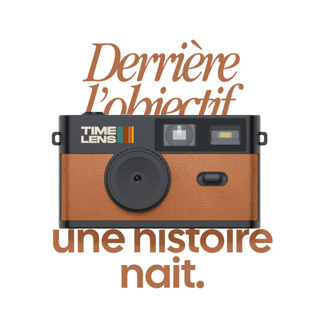 APPAREIL PHOTO - MARRON