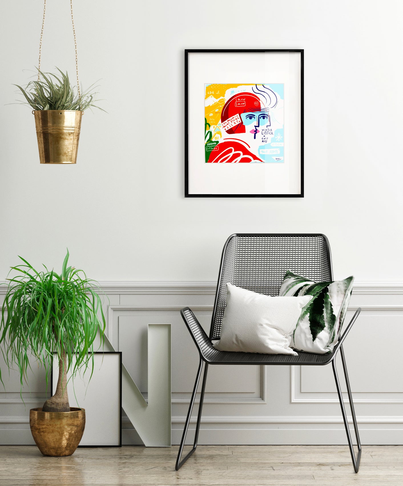 COLD KISS - ENCADRÉE 40X50CM