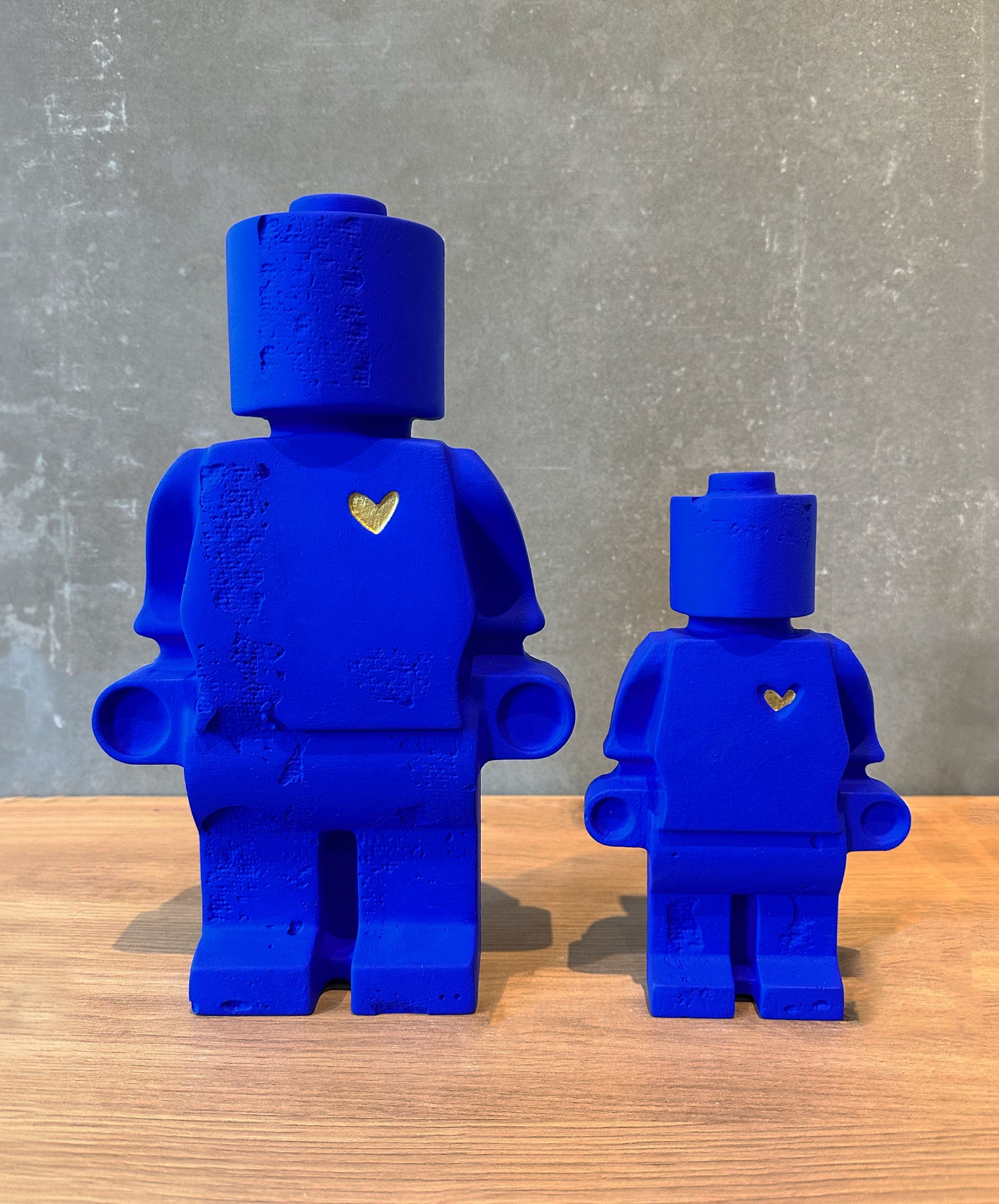 DONNEUR D'AMOUR - BLEU KLEIN (COEUR OR)