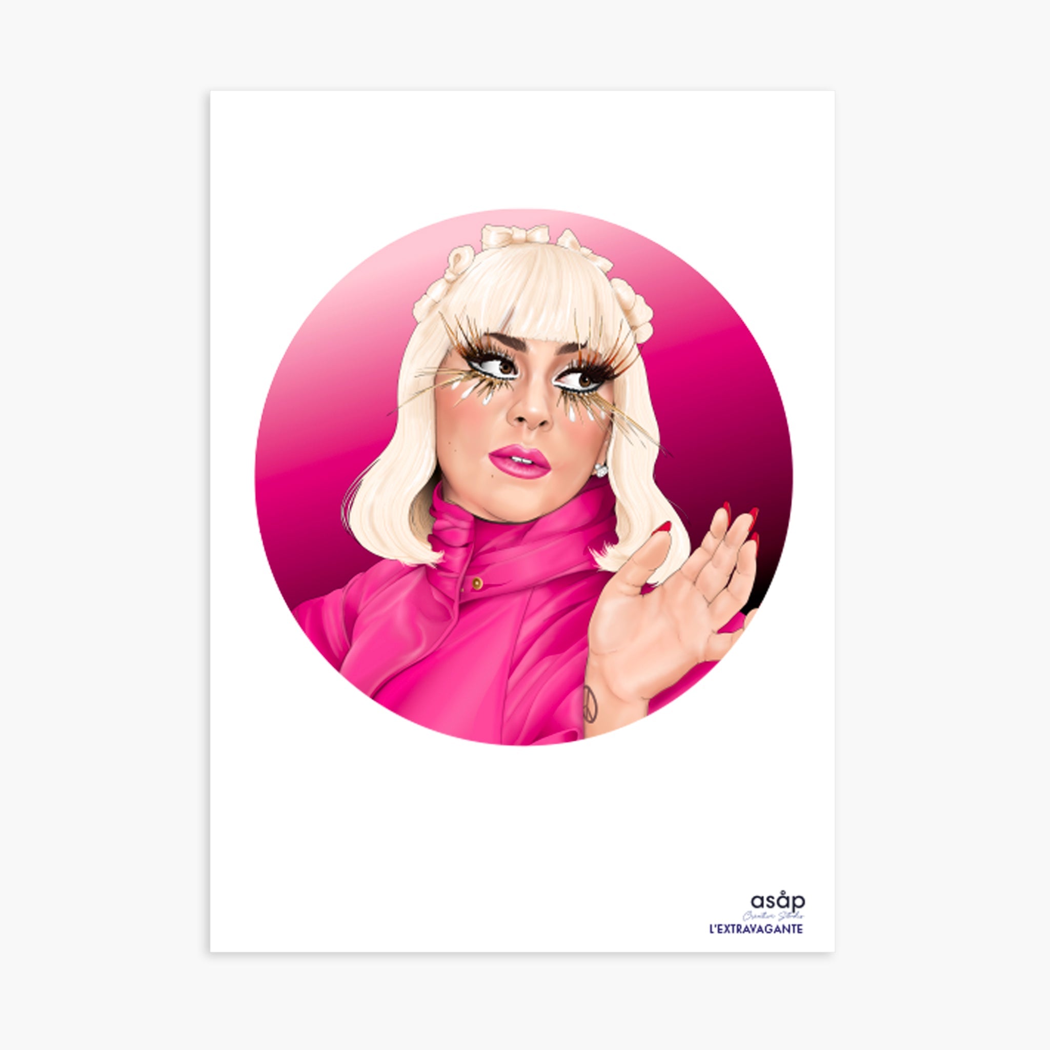 CARTE A5 - L'EXTRAVAGANTE