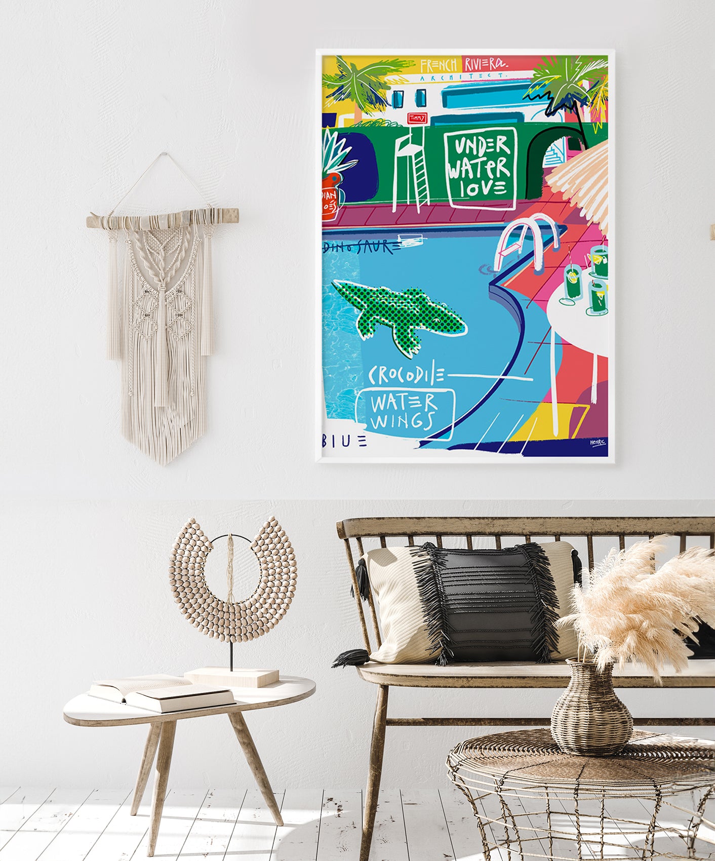 FRENCH RIVIERA - SUPPORT DIBOND 60X80CM
