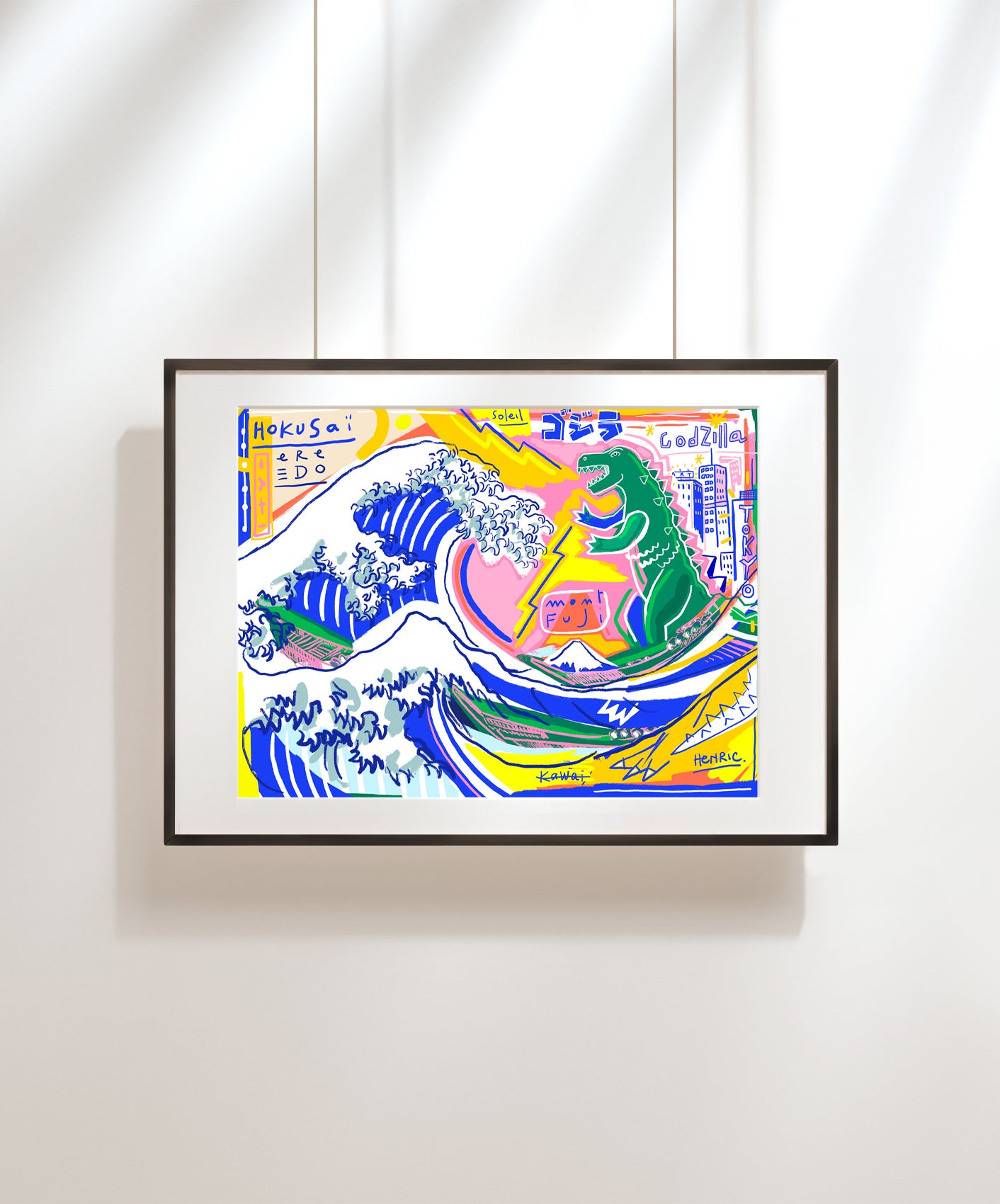 ERE EDO - ENCADRÉE 40X50CM