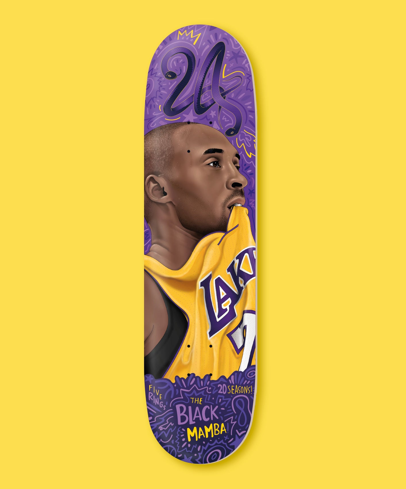 SKATEBOARD - BLACK MAMBA