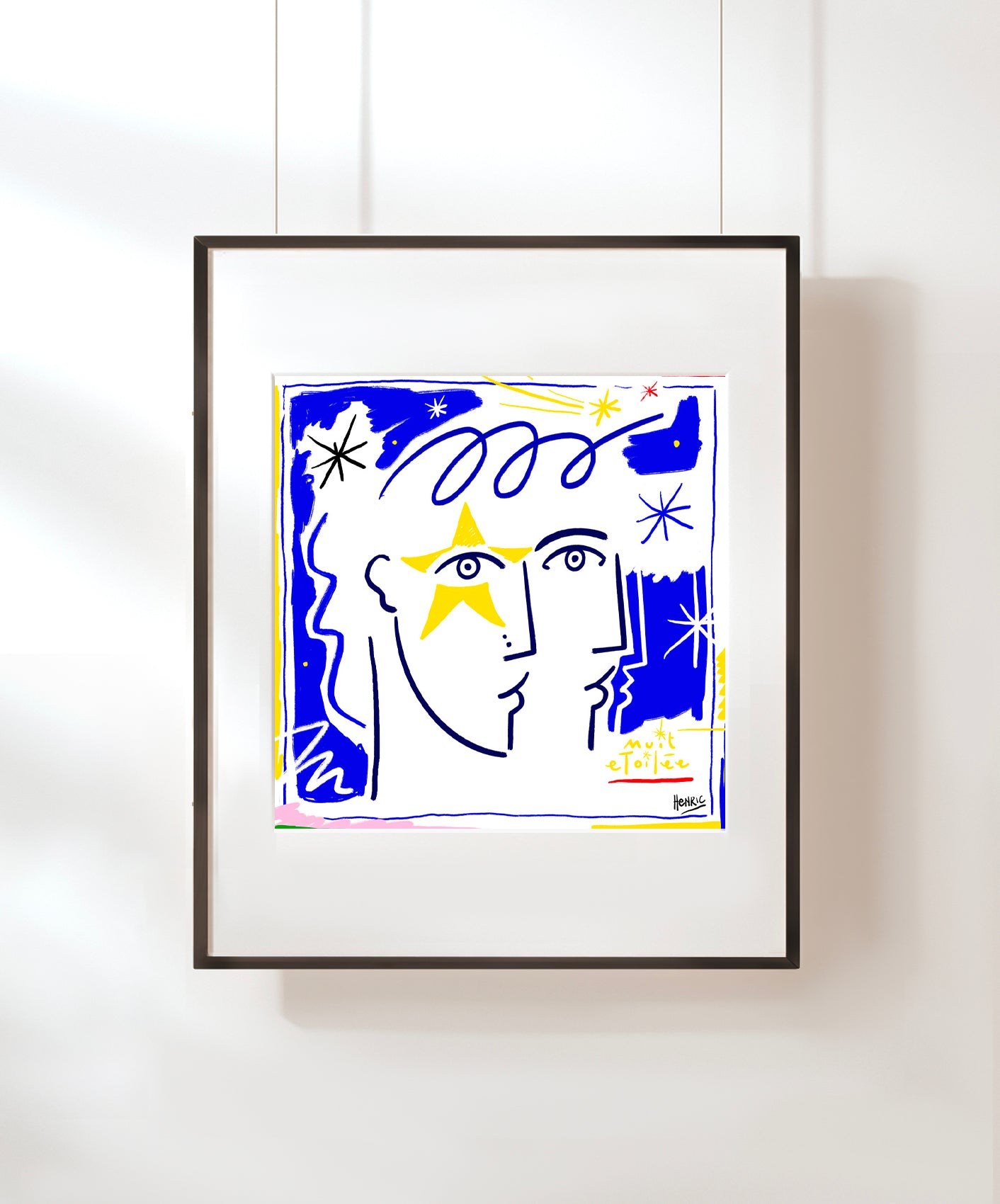 NUIT ÉTOILÉE - ENCADRÉE 40X50CM