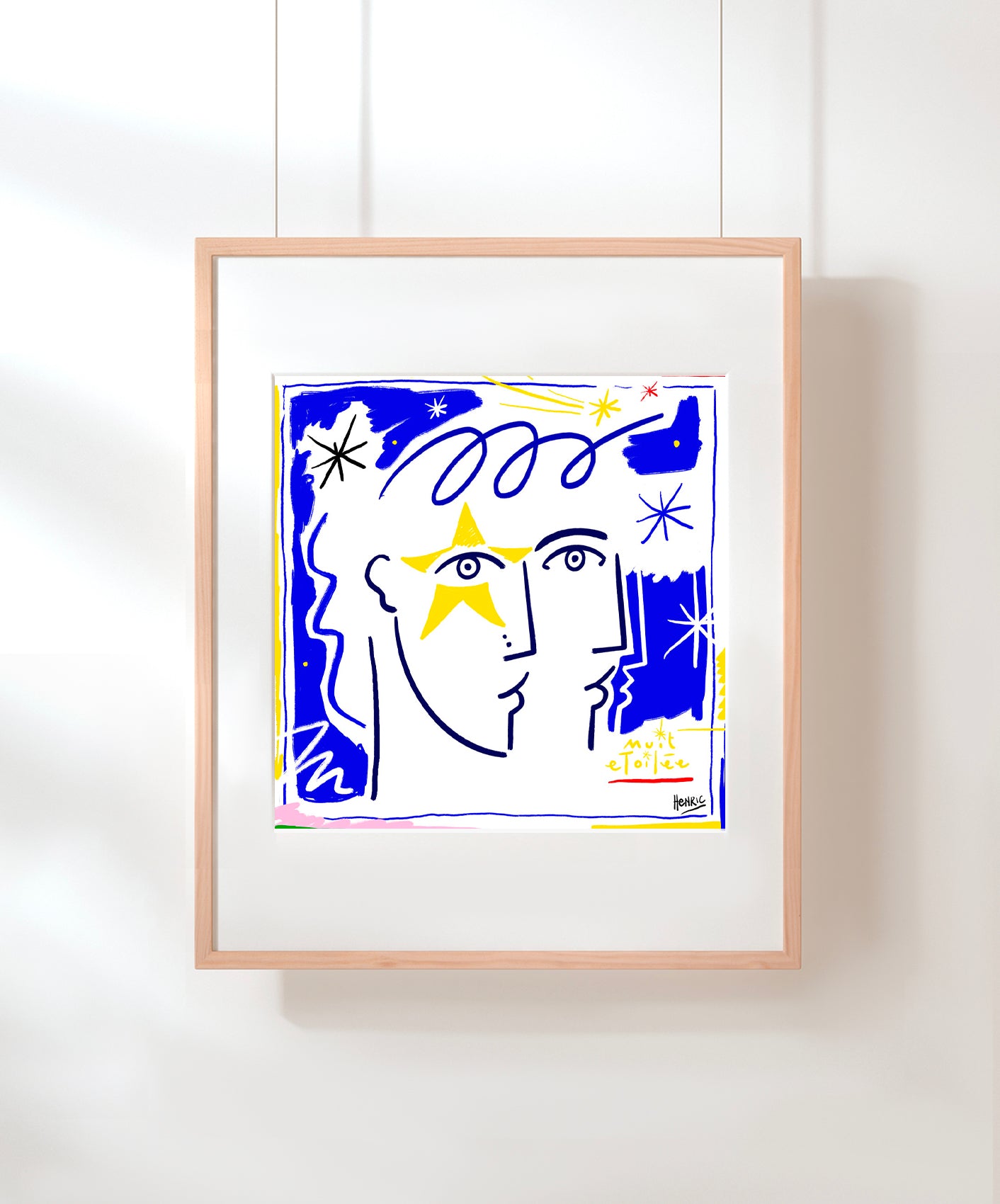 NUIT ÉTOILÉE - ENCADRÉE 40X50CM