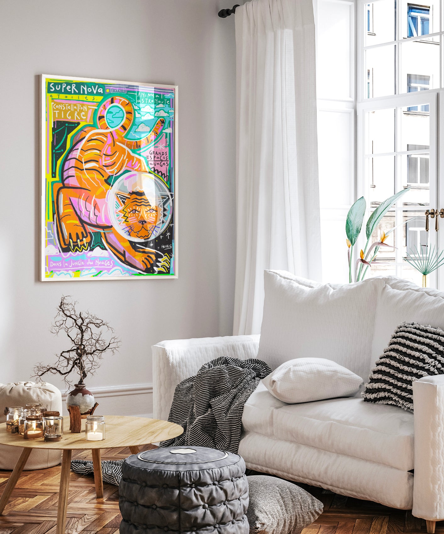 TIGRE SUPERNOVA - SUPPORT DIBOND 60X80CM