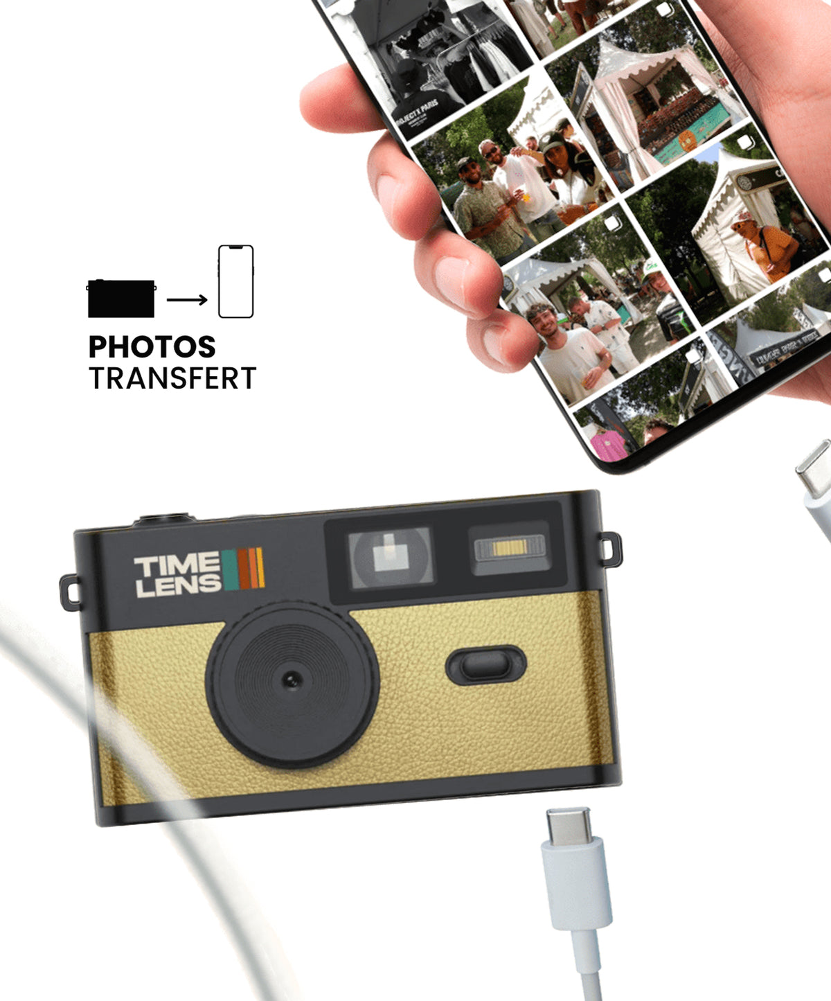 APPAREIL PHOTO - GOLD