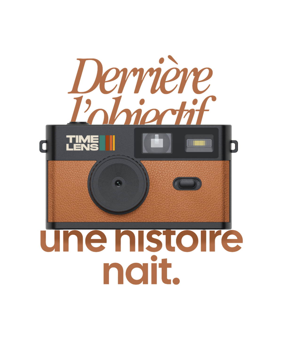 APPAREIL PHOTO - MARRON
