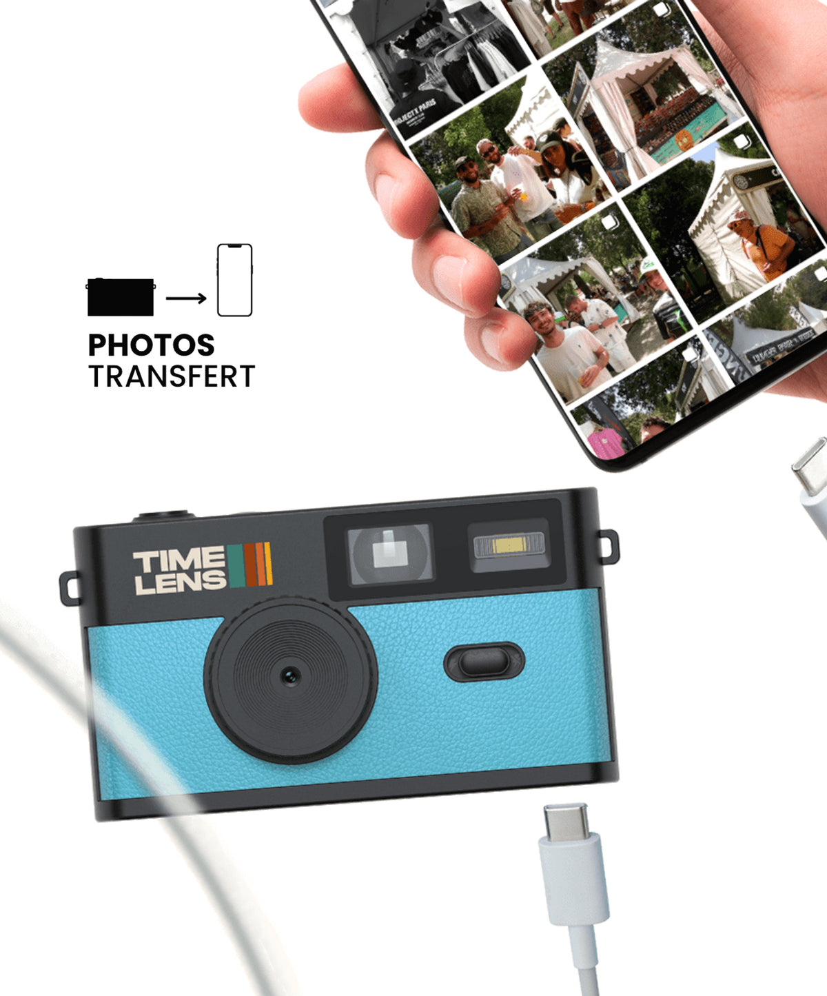 APPAREIL PHOTO - TURQUOISE