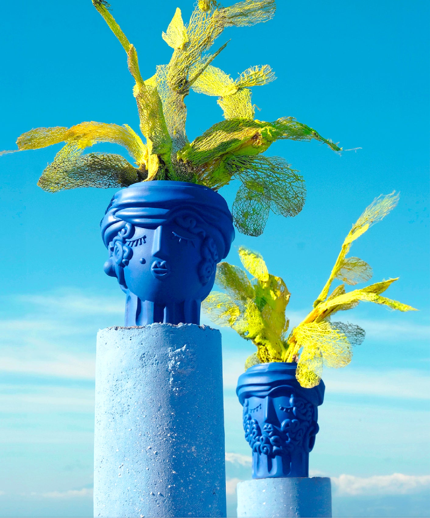 VASE MAN - MAGNA GRAECIA BLEU