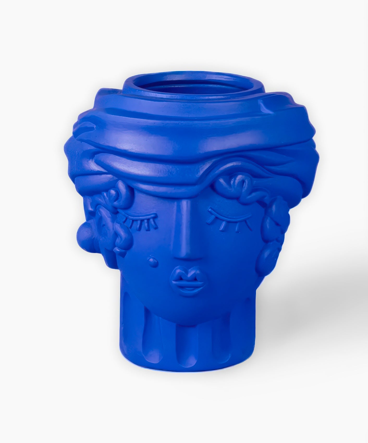 VASE WOMAN - MAGNA GRAECIA BLEU