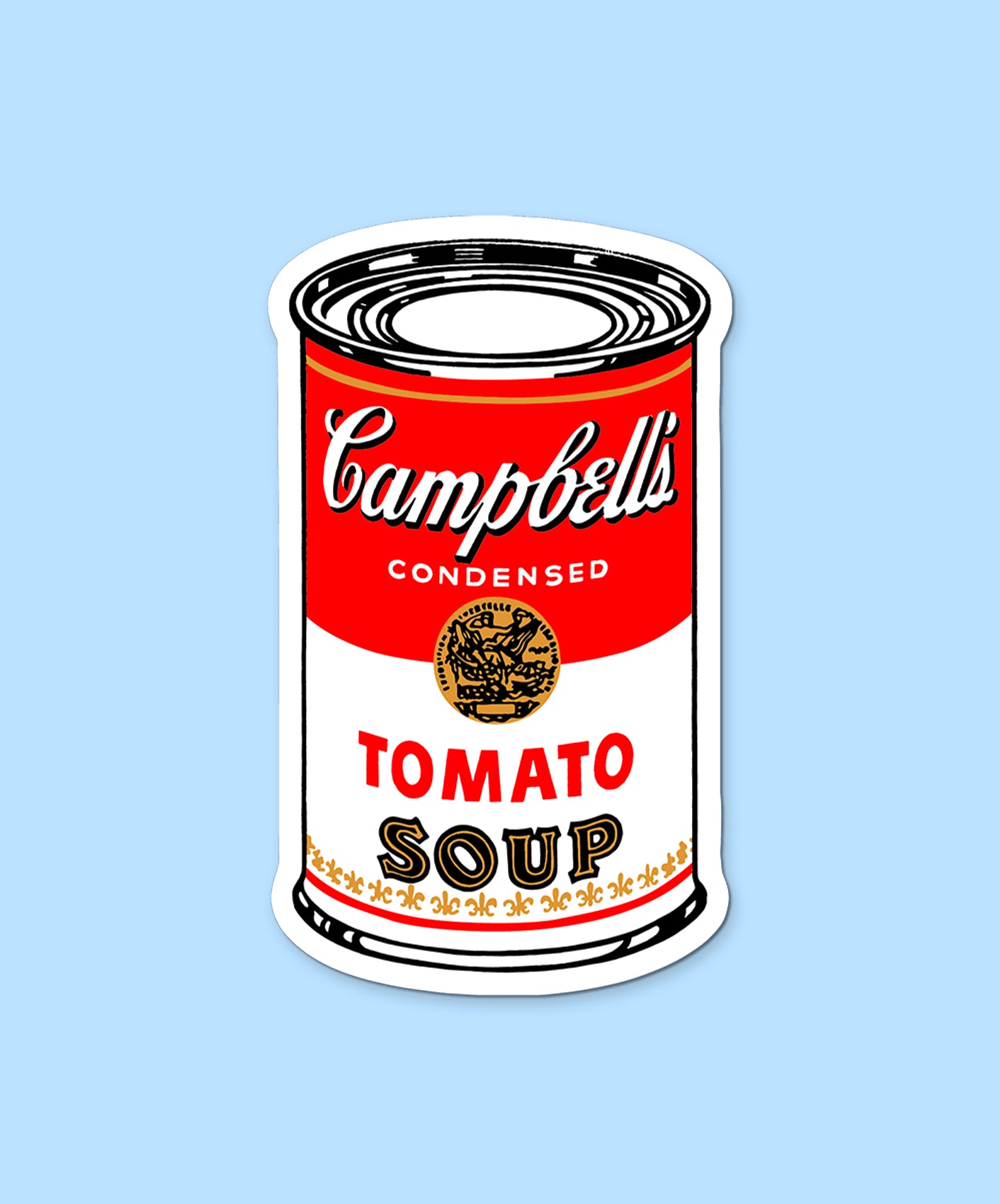 STICKER - CAMPBELL'S SOUP (BY ANDY WHAROL)