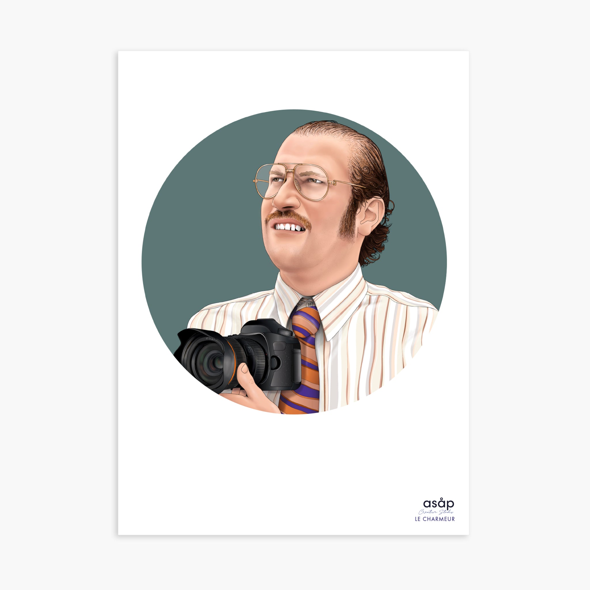 CARTE A5 - LE CHARMEUR