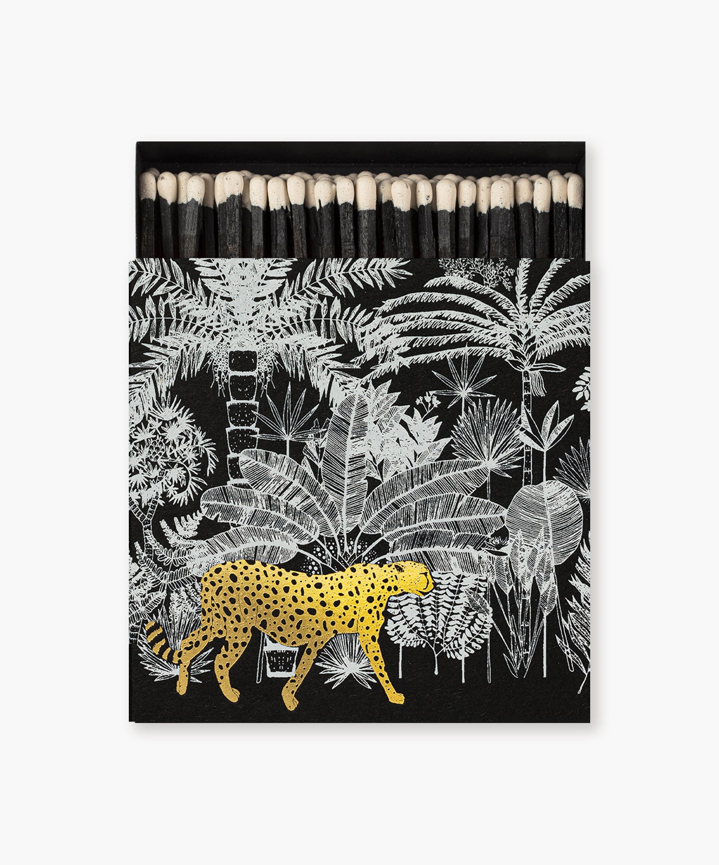 CHEETAH IN JUNGLE (BLACK)