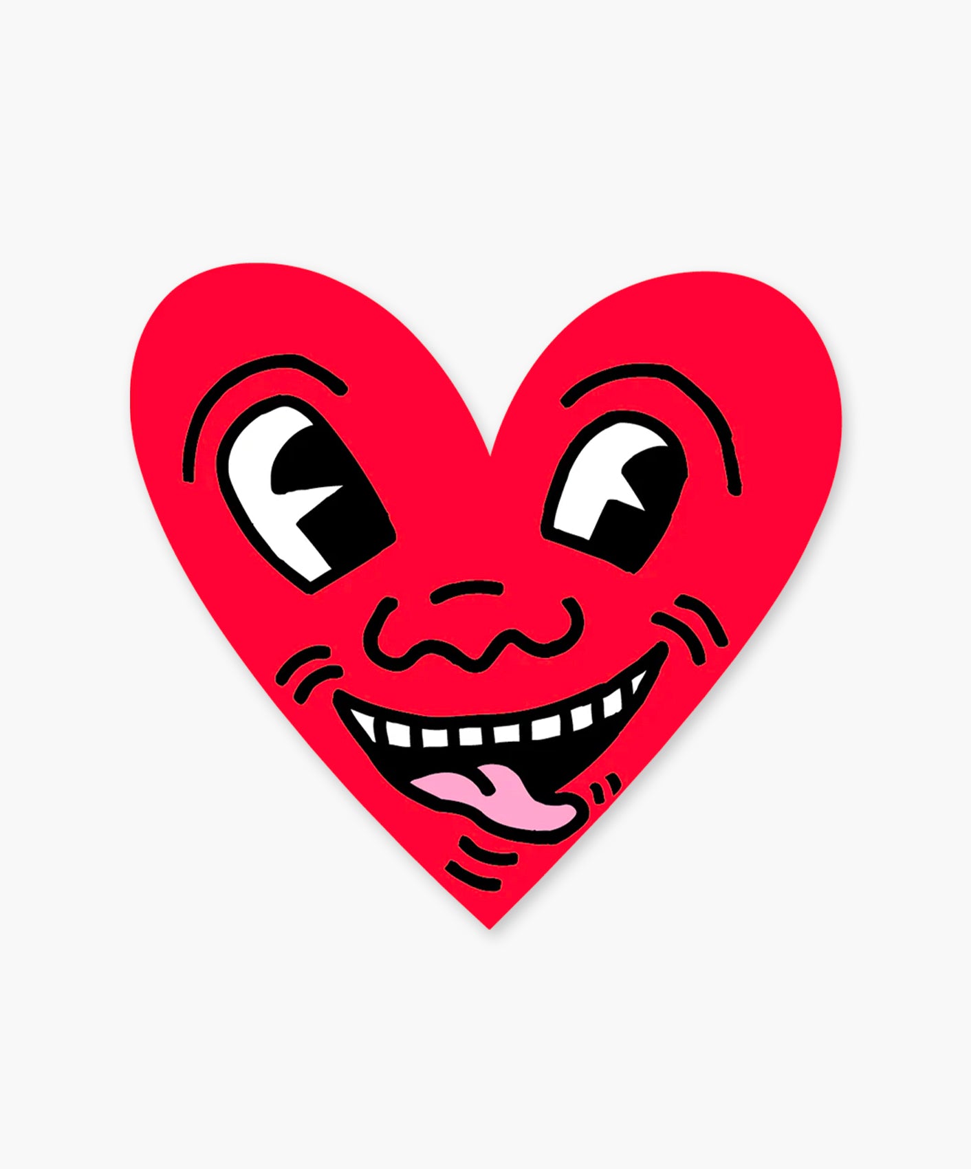 STICKER - HEART (BY KEITH HARING)