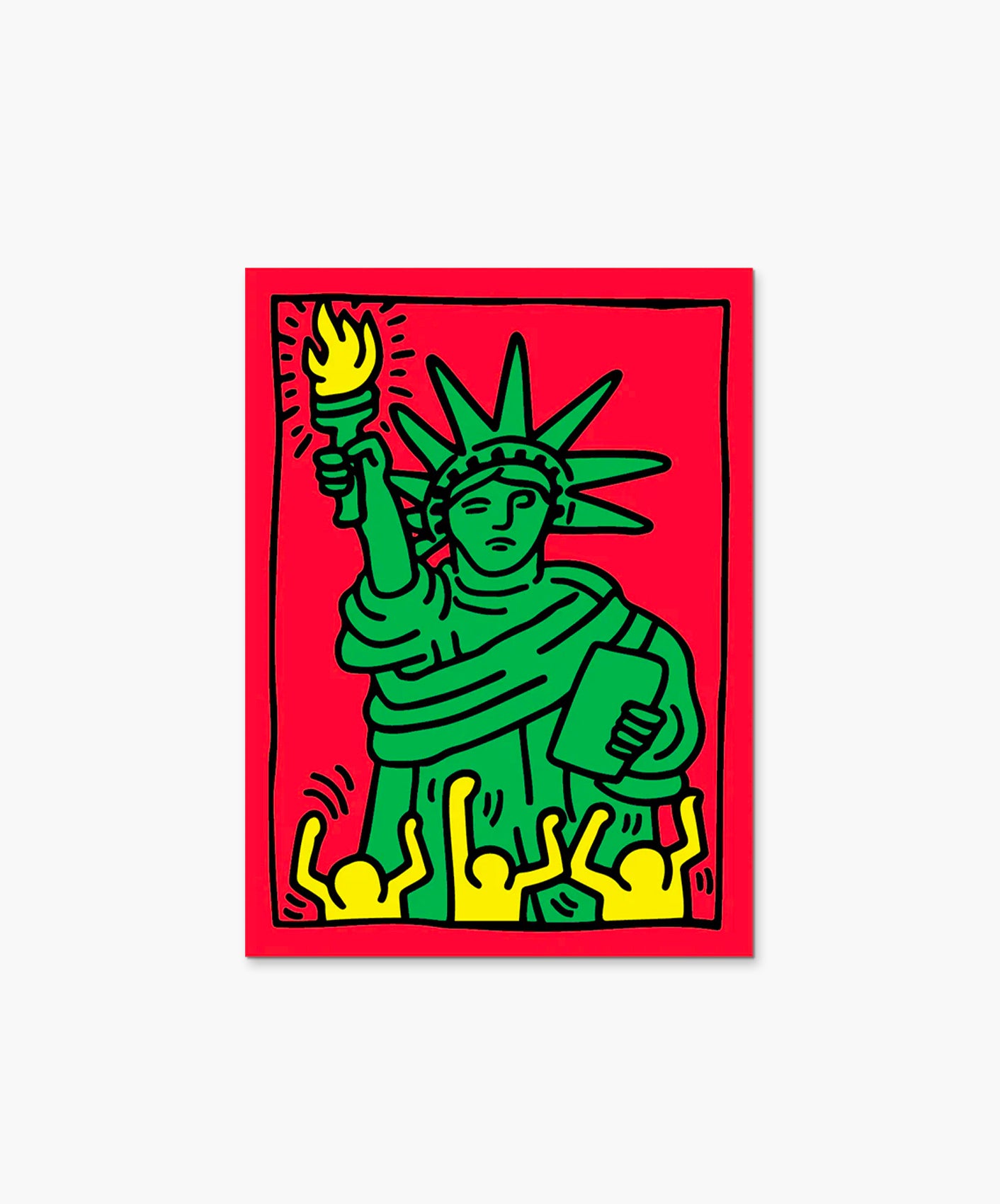 STICKER - STATUE DE LA LIBERTÉ (BY KEITH HARING)