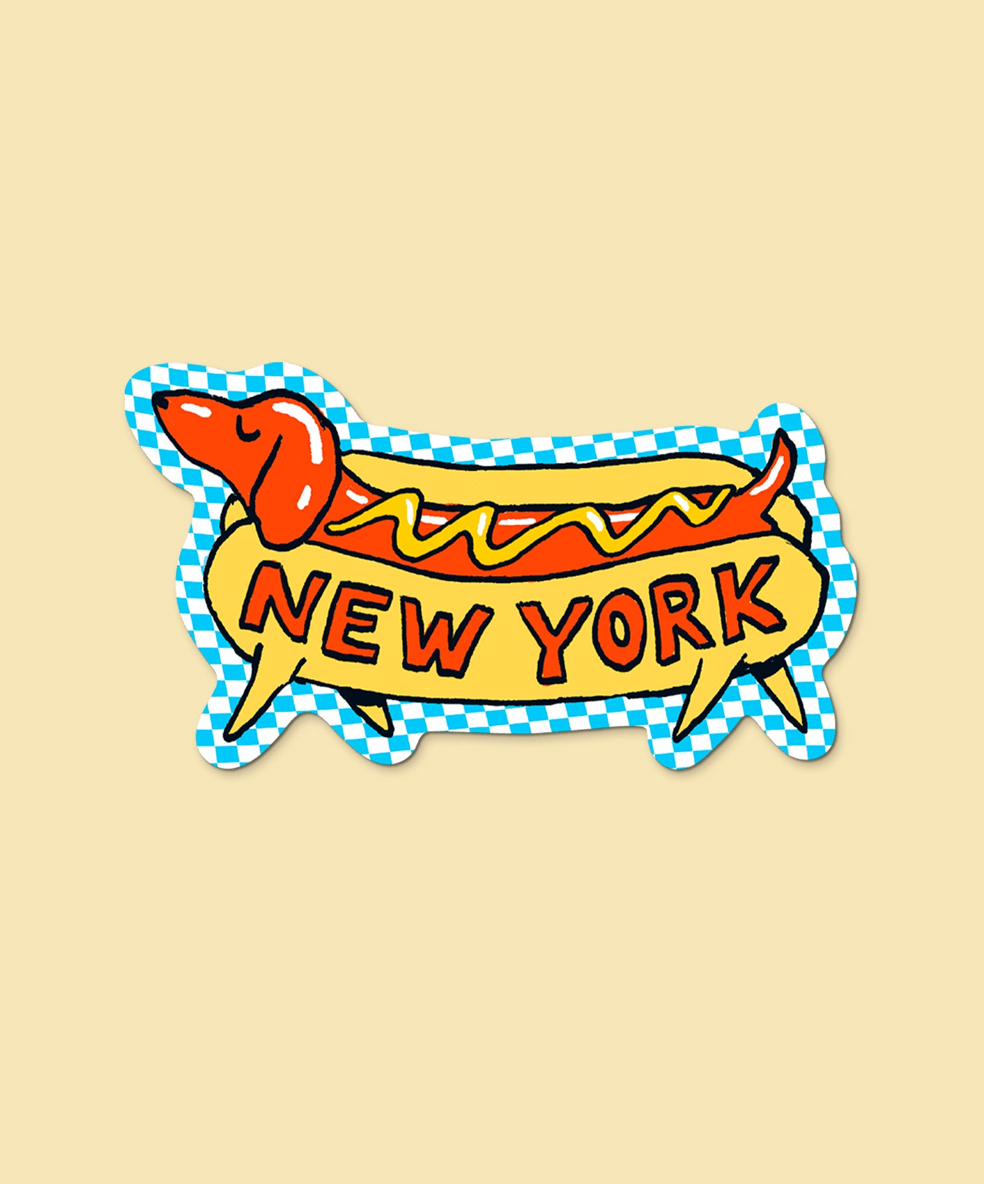 STICKER - NEW YORK DOG
