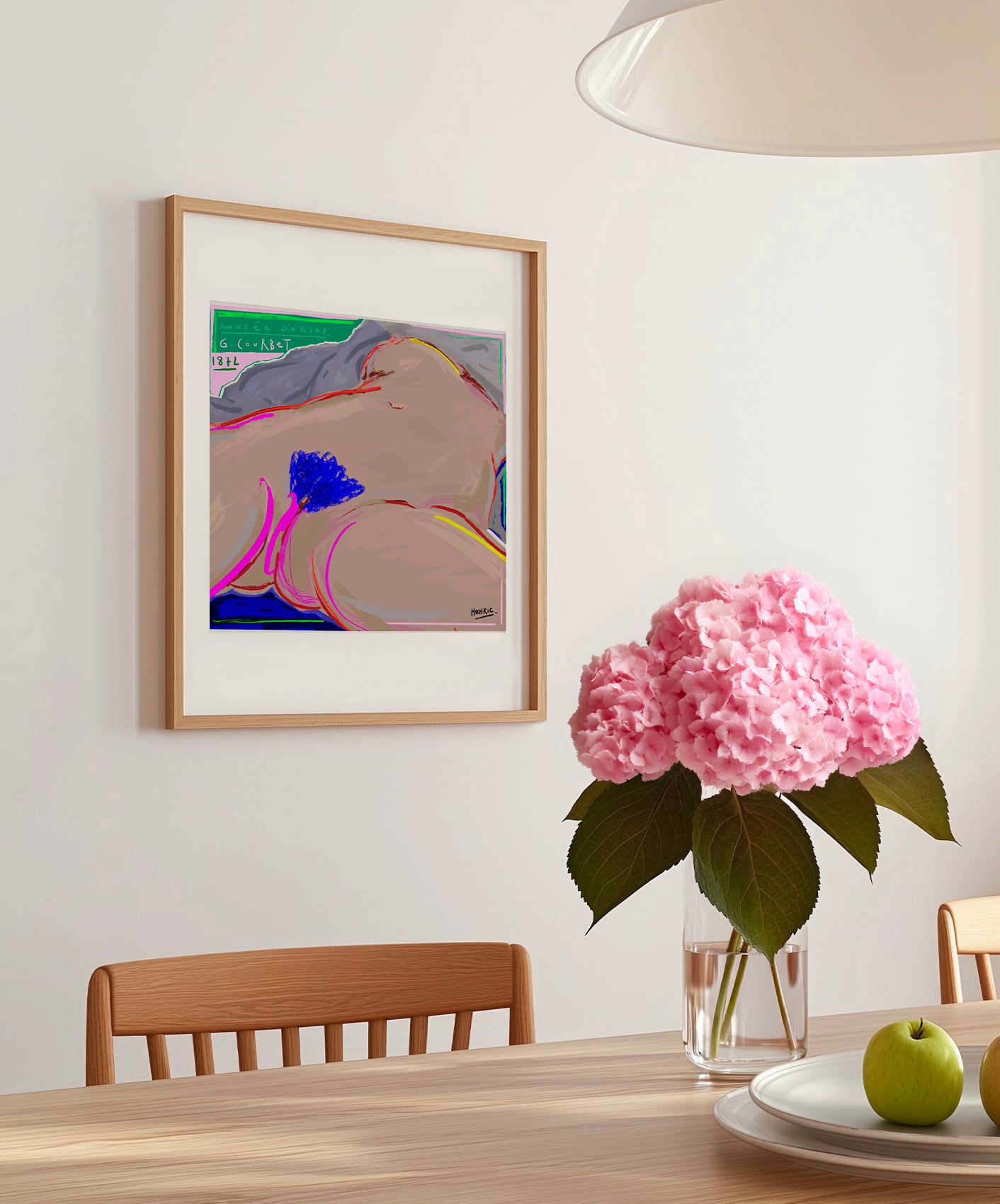 L'ORIGINE DU MONDE - ENCADRÉE 40X50CM
