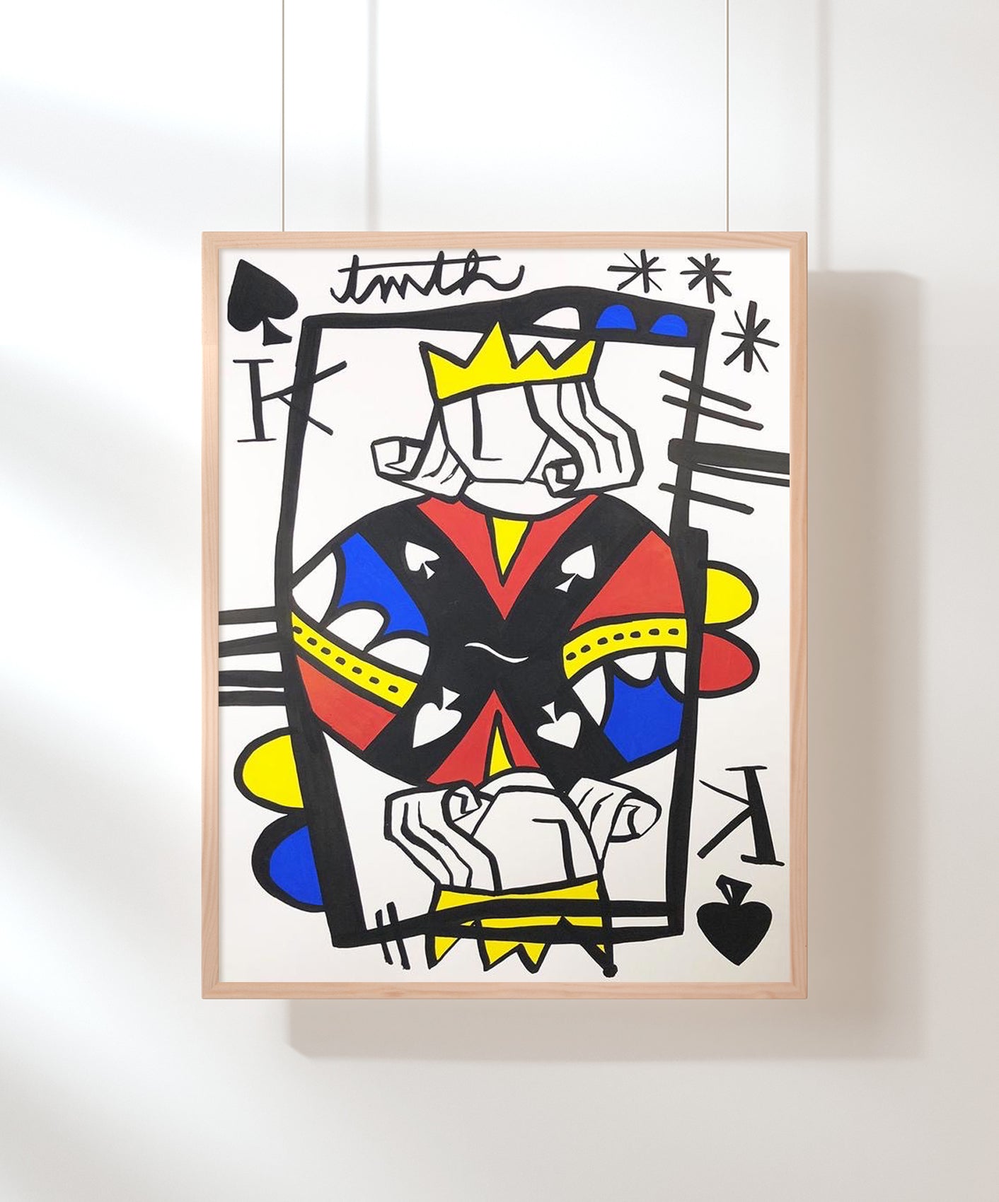 ROI DE PIQUE - ENCADRÉE 50X70CM
