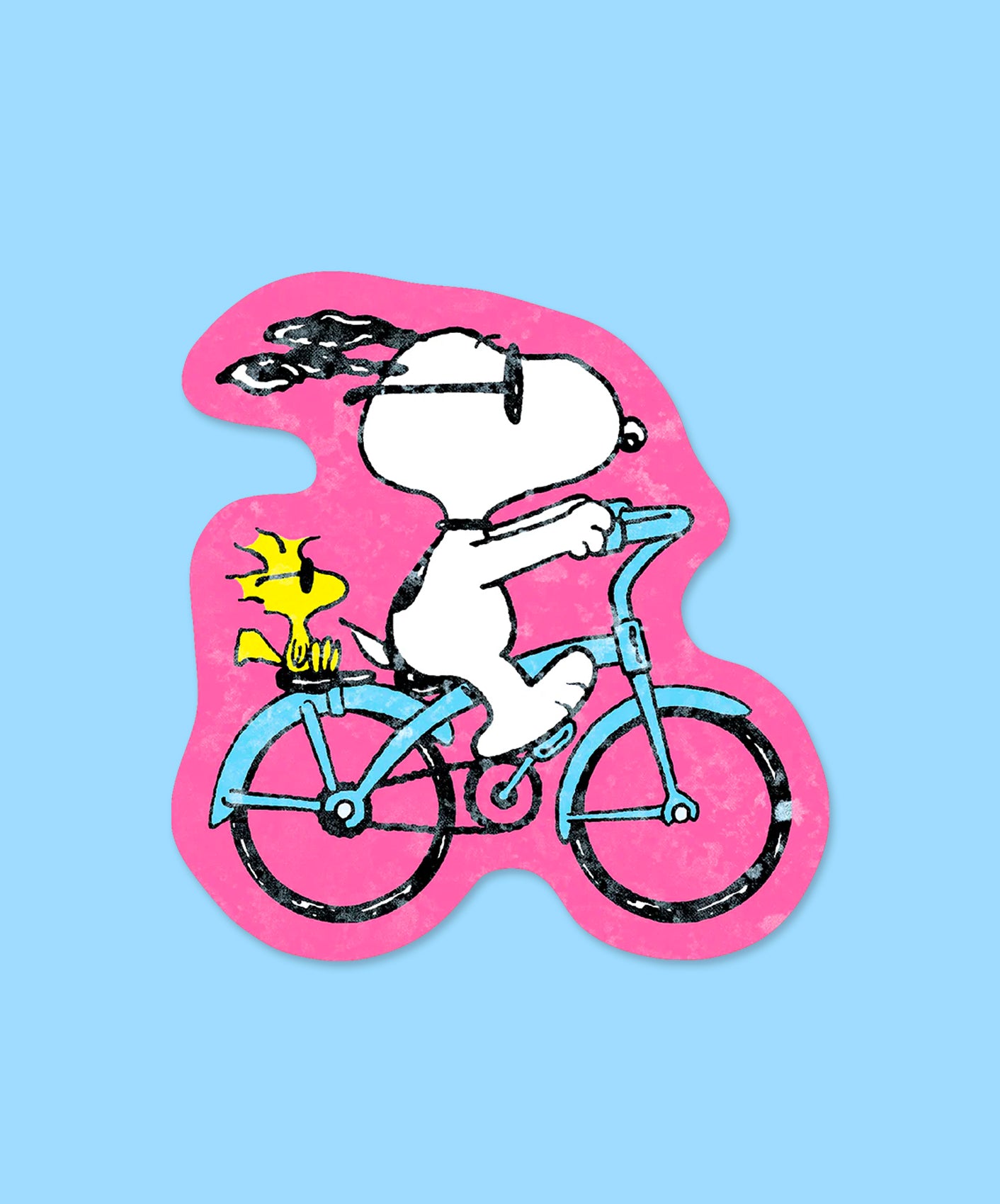 STICKER - BIKING BUDS SNOOPY