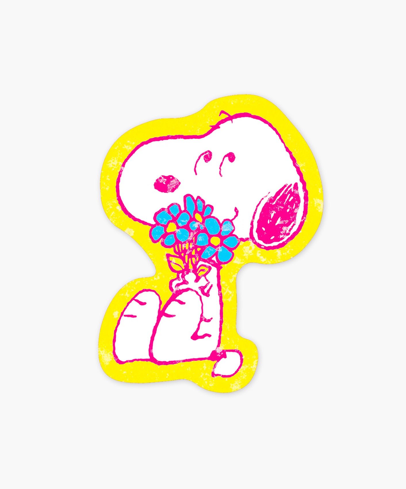 STICKER - SNOOPY FLOWERS